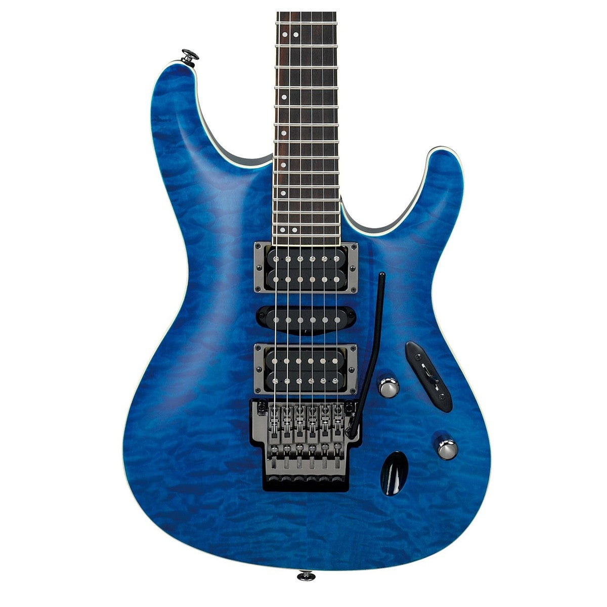 Đàn Guitar Điện Ibanez Prestige S6570Q - Natural Blue-Mai Nguyên Music