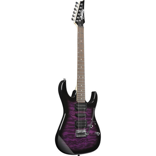 Đàn Guitar Điện Ibanez RG GIO GRX70QA, Transparent Violet Sunburst-Mai Nguyên Music