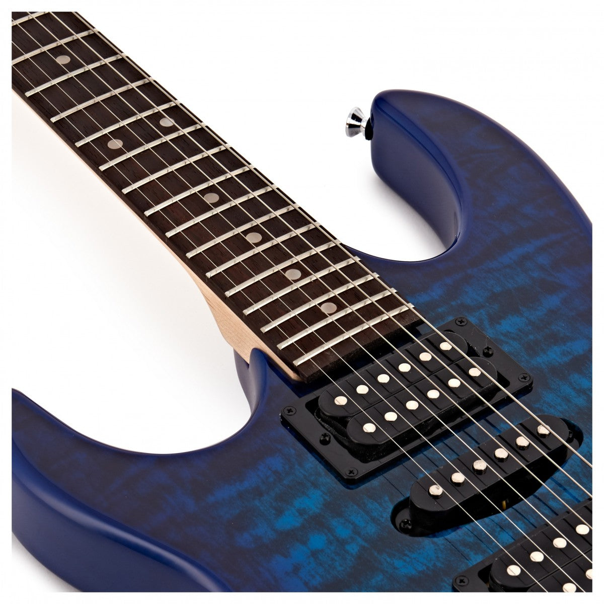 Đàn Guitar Điện Ibanez RG GIO GRX70QAL Lefty, Transparent Blue Burst-Mai Nguyên Music
