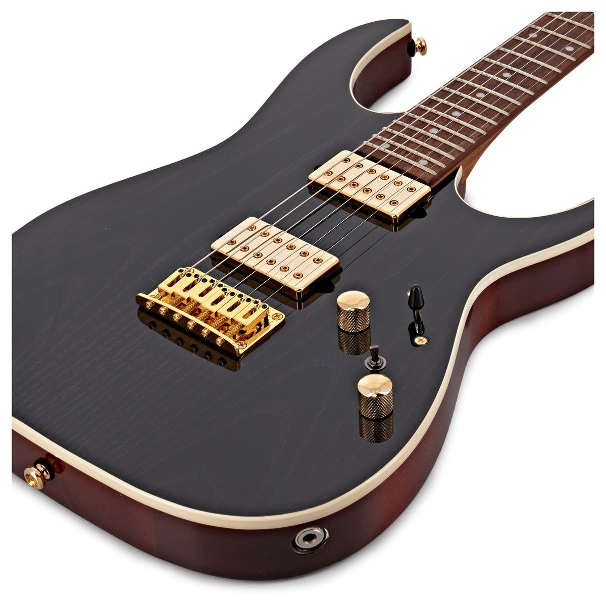 Đàn Guitar Điện Ibanez RG Standard RG421HPAH, Blue Wave Black-Mai Nguyên Music