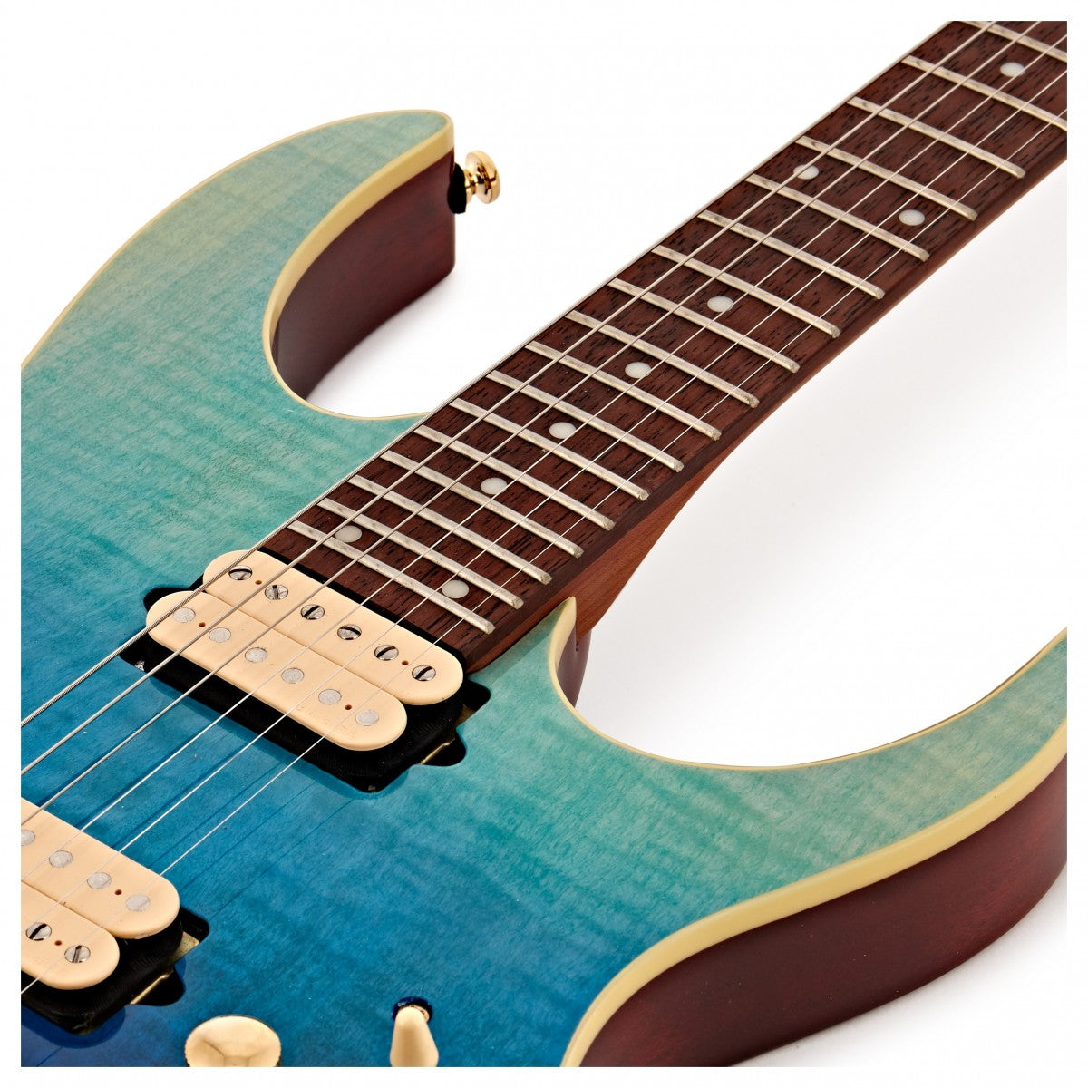Đàn Guitar Điện Ibanez RG Standard RG421HPFM, Blue Reef Gradation-Mai Nguyên Music