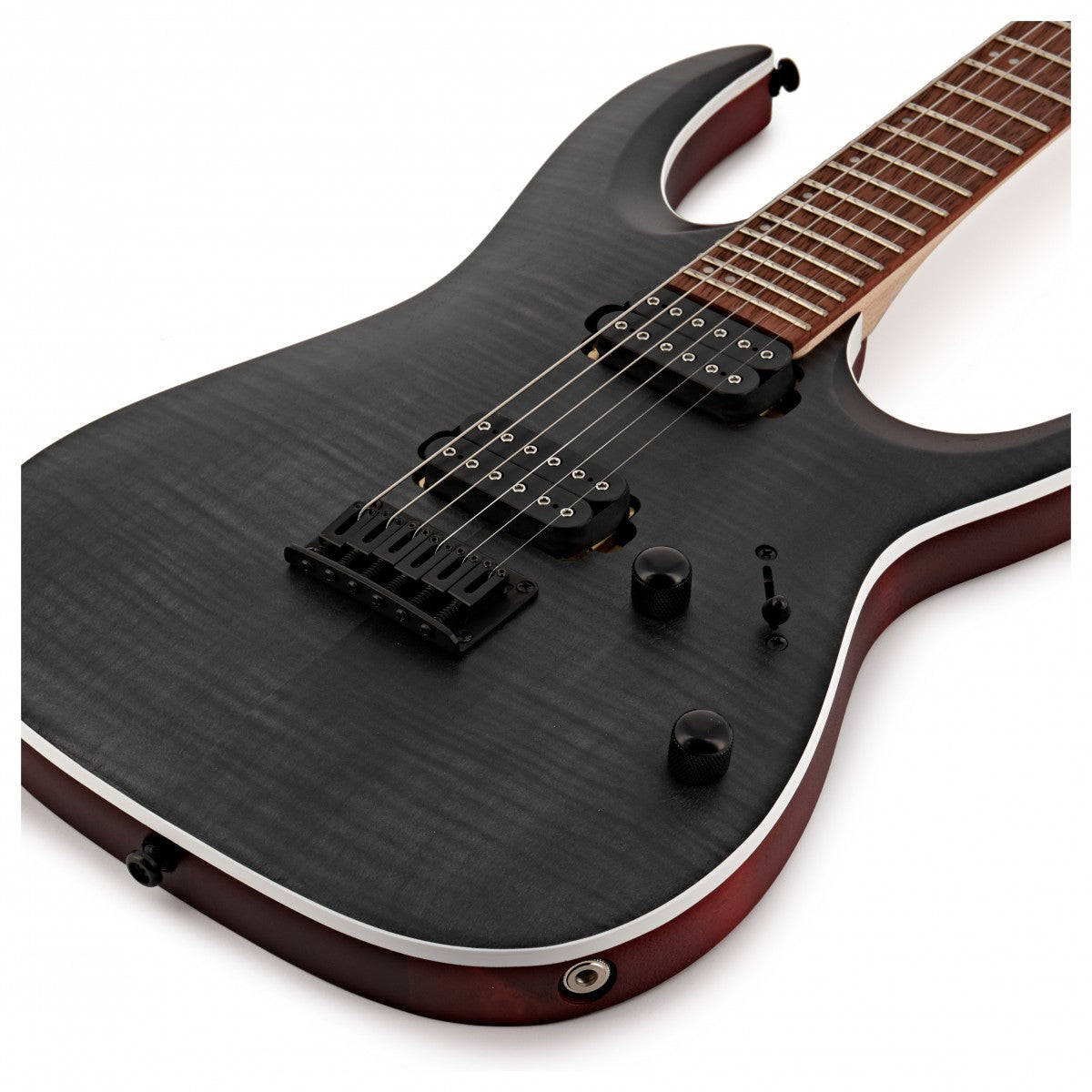 Đàn Guitar Điện Ibanez Standard RGA42FM, Transparent Grey Flat-Mai Nguyên Music