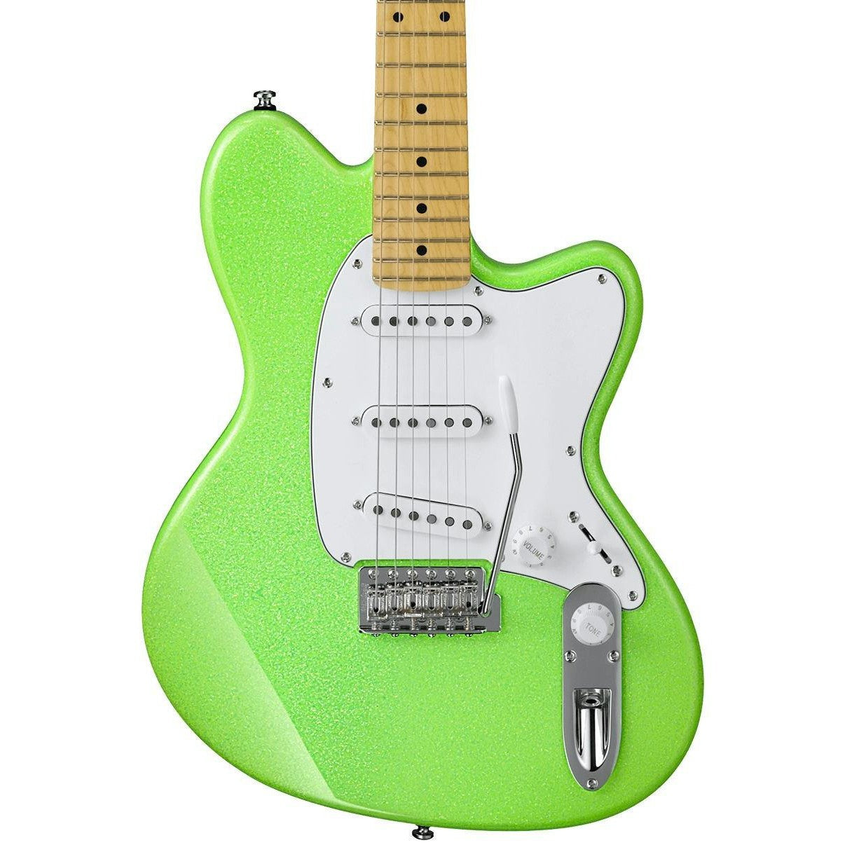 Đàn Guitar Điện Ibanez YY10 Yvette Young Signature - Slime Green Sparkle-Mai Nguyên Music