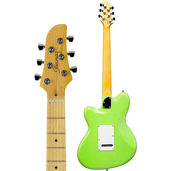 Đàn Guitar Điện Ibanez YY10 Yvette Young Signature - Slime Green Sparkle-Mai Nguyên Music