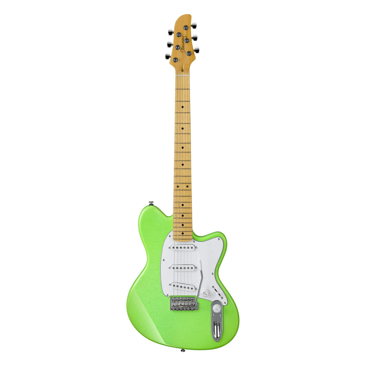 Đàn Guitar Điện Ibanez YY10 Yvette Young Signature - Slime Green Sparkle-Mai Nguyên Music