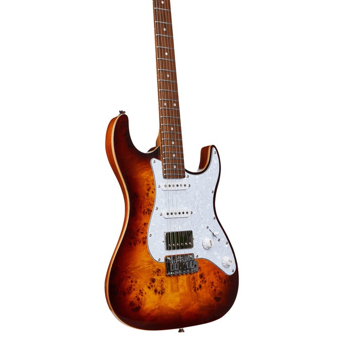 Đàn Guitar Điện Keipro Deluxe Series ST HSS, Rosewood Fingerboard, Burl Top-Mai Nguyên Music