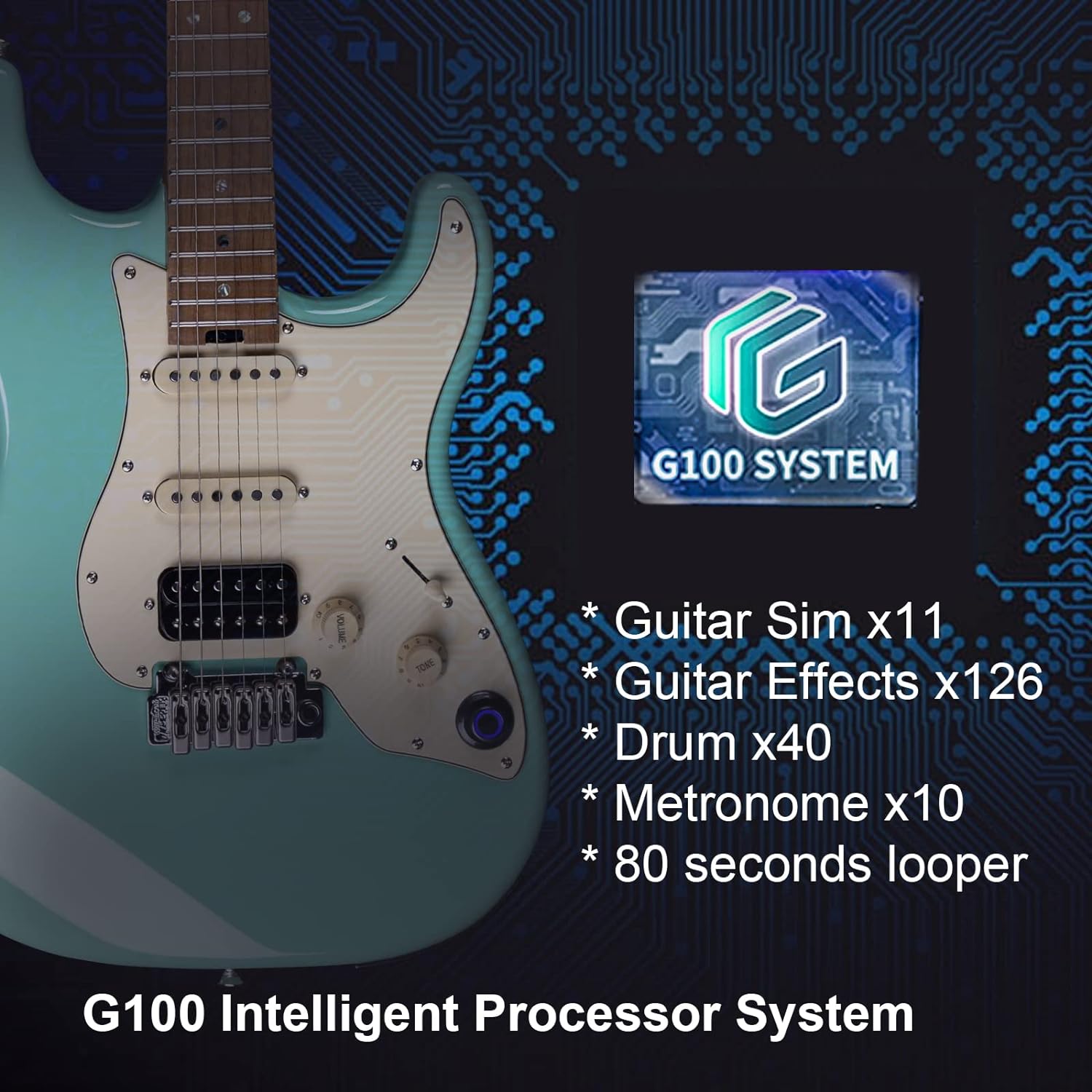 Đàn Guitar Điện Mooer GTRS P801-Mai Nguyên Music