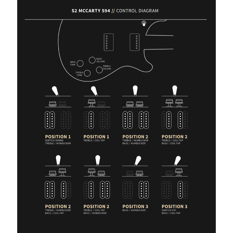 Đàn Guitar Điện PRS S2 McCarty 594 w/Bag, Elephant Grey-Mai Nguyên Music