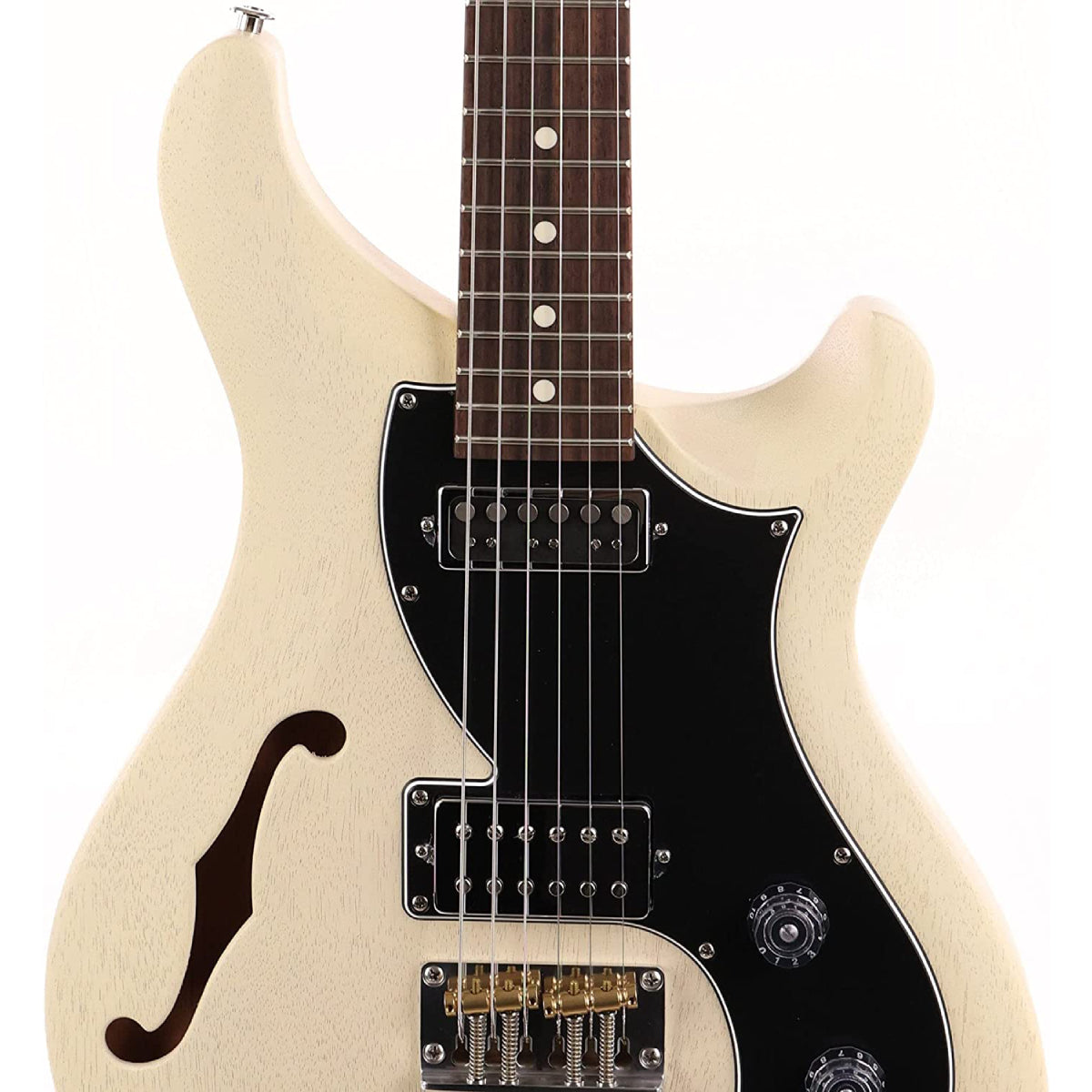 Đàn Guitar Điện PRS S2 Vela Semi-Hollow Satin w/Bag, Antique White-Mai Nguyên Music