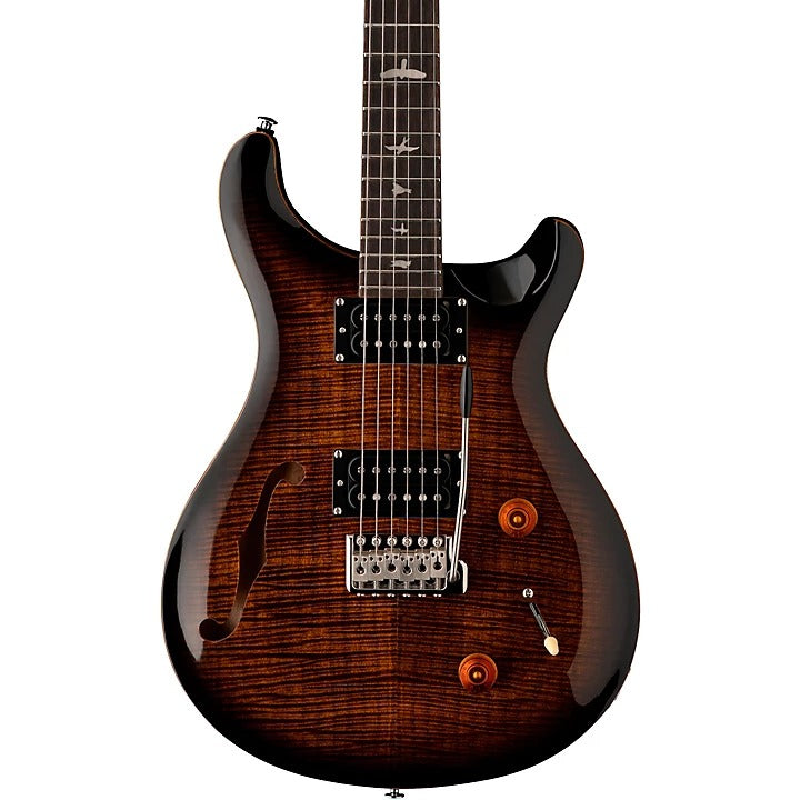 Đàn Guitar Điện PRS SE Custom 22 Semi-Hollow w/Bag, Black Gold Burst-Mai Nguyên Music