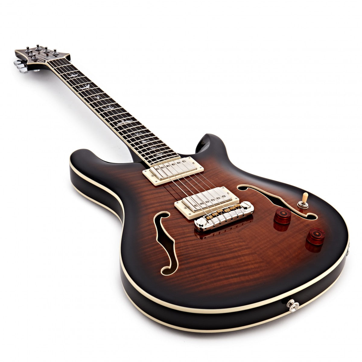 Đàn Guitar Điện PRS SE Hollowbody II w/Case, Black Gold Sunburst-Mai Nguyên Music