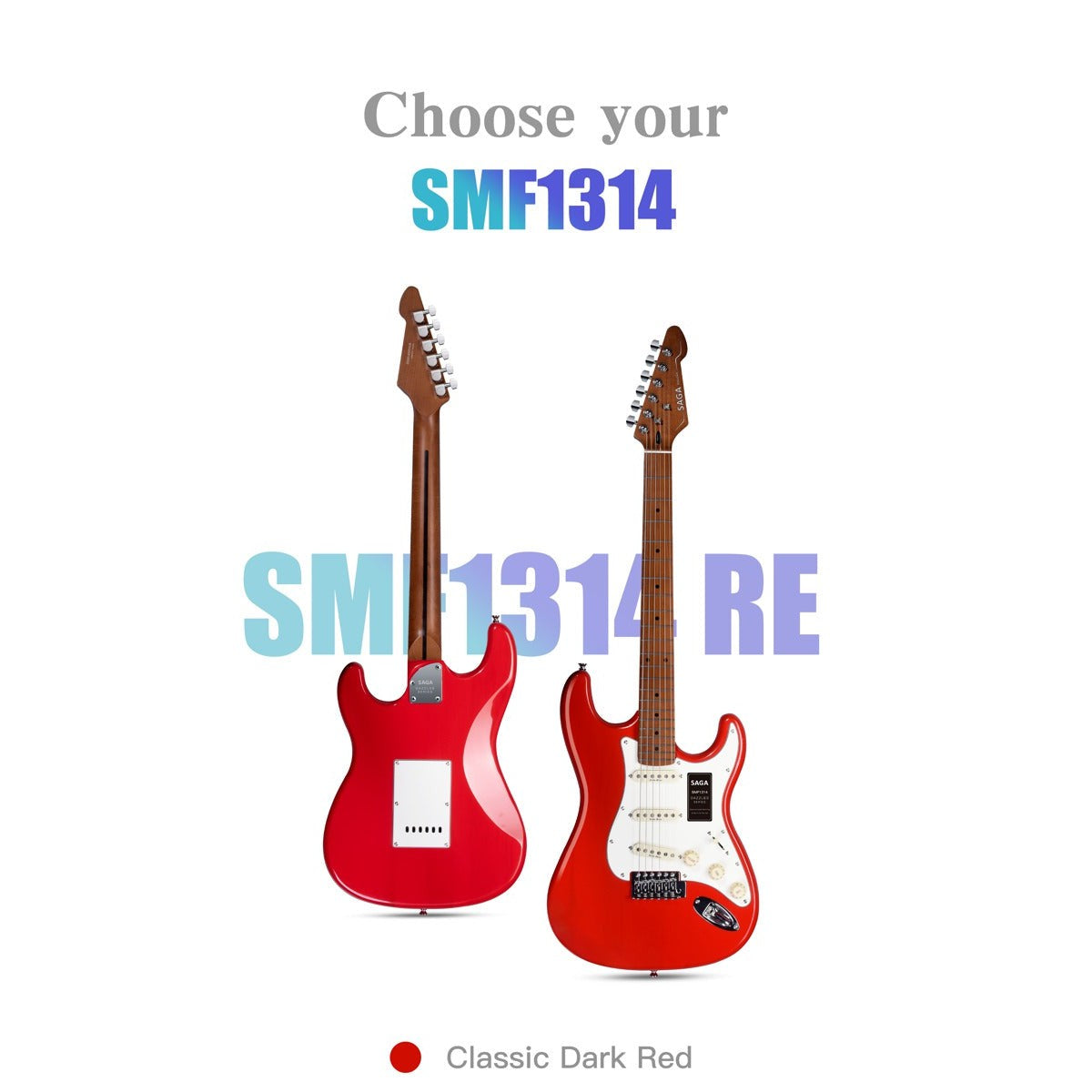 Đàn Guitar Điện Saga SMF1314 Stratocaster SSS-Mai Nguyên Music