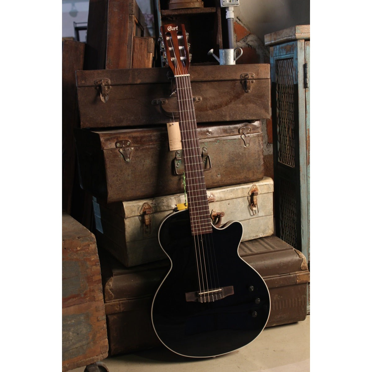 Đàn Guitar Điện Silent Cort Sunset Nylectric-Mai Nguyên Music