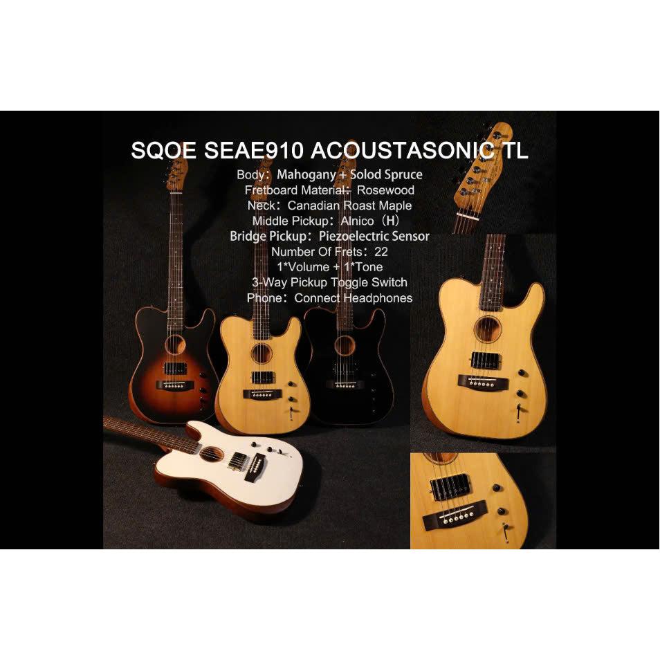 Đàn Guitar Điện Sqoe SEAE910-Mai Nguyên Music