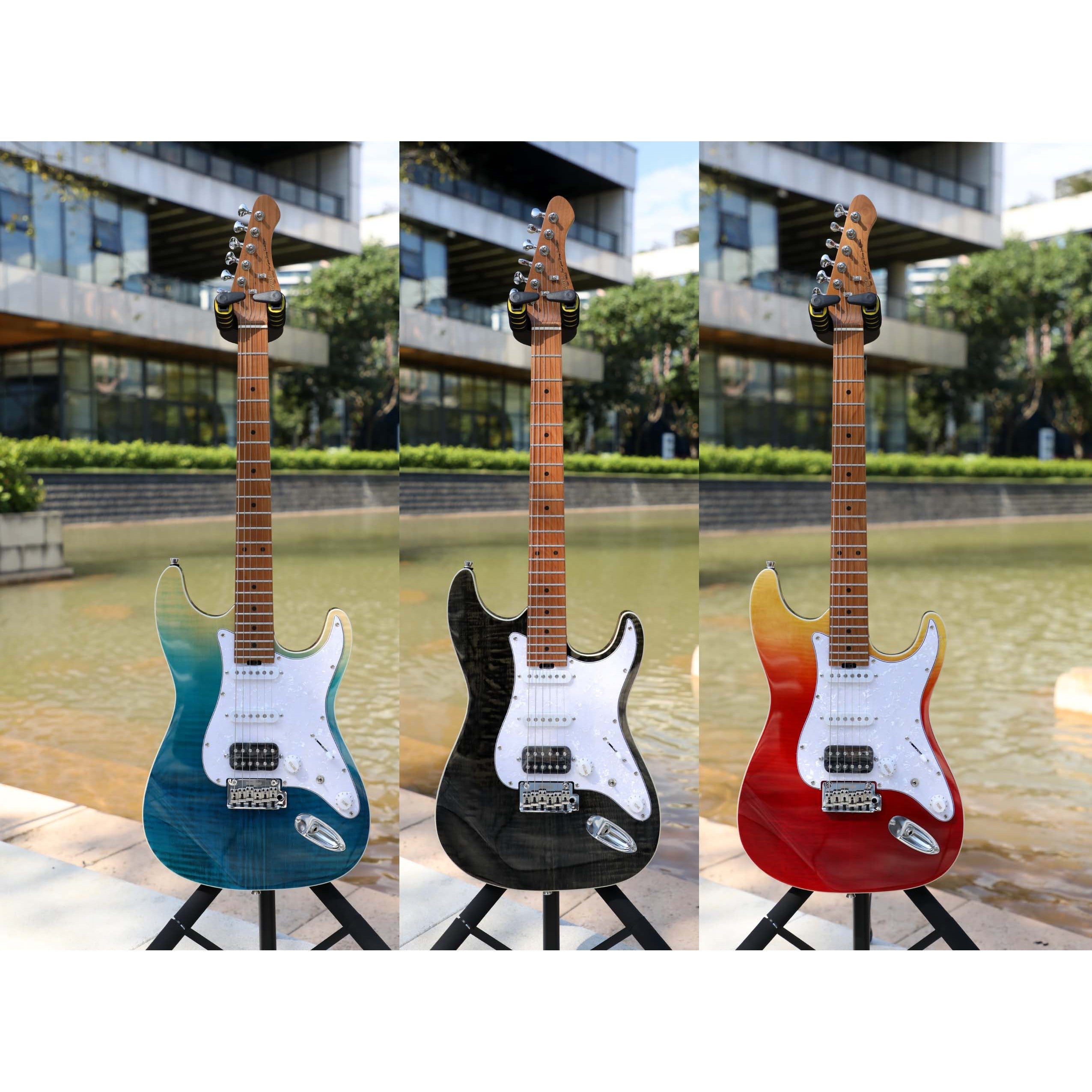 Đàn Guitar Điện Sqoe SEIB900-Mai Nguyên Music