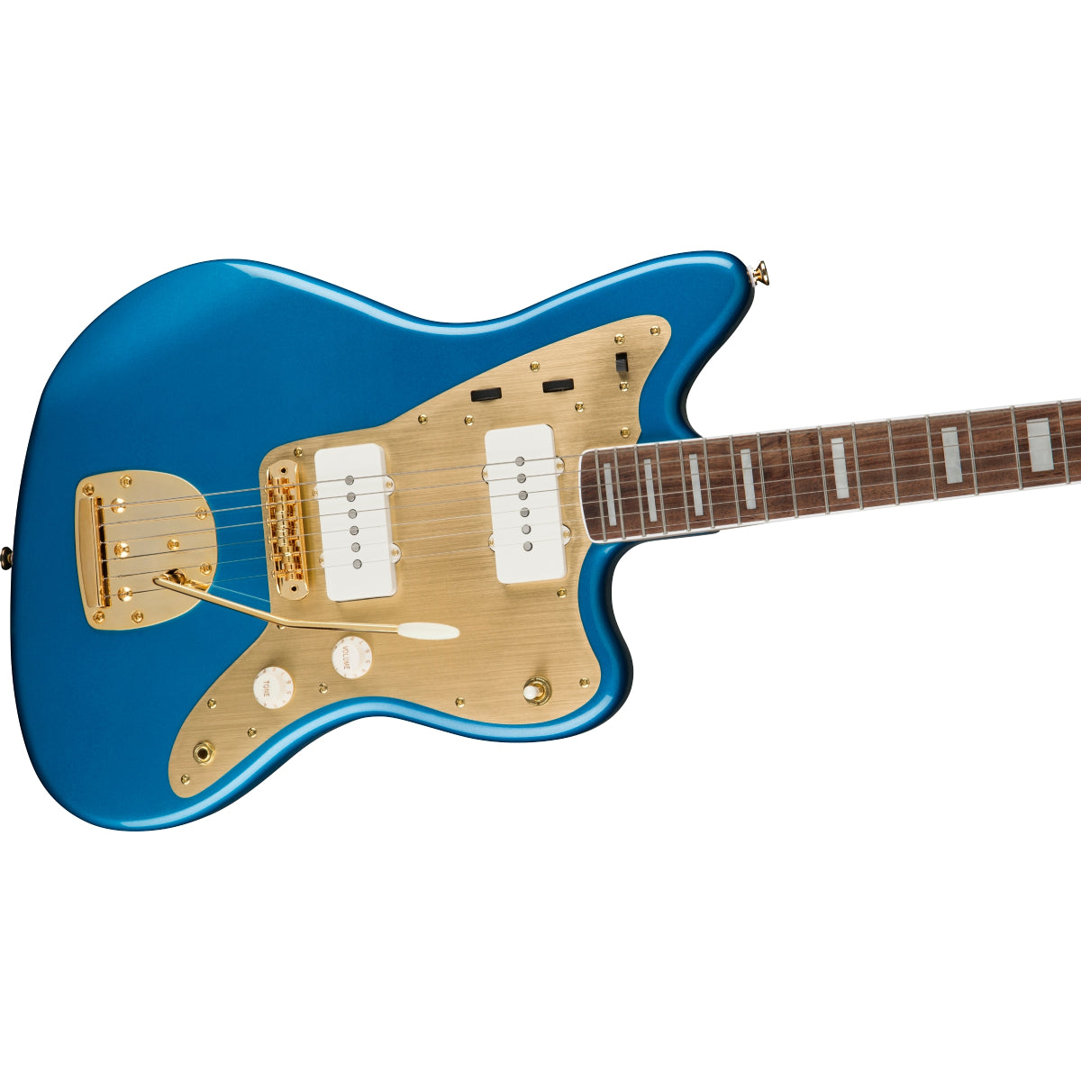 Đàn Guitar Điện Squier 40th Anniversary Jazzmaster Gold Edition, Larel Fingerboard, Lake Placid Blue-Mai Nguyên Music