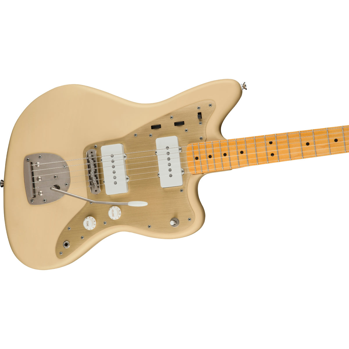 Đàn Guitar Điện Squier 40th Anniversary Jazzmaster Vintage Edition, Maple Fingerboard, Satin Desert Sand-Mai Nguyên Music