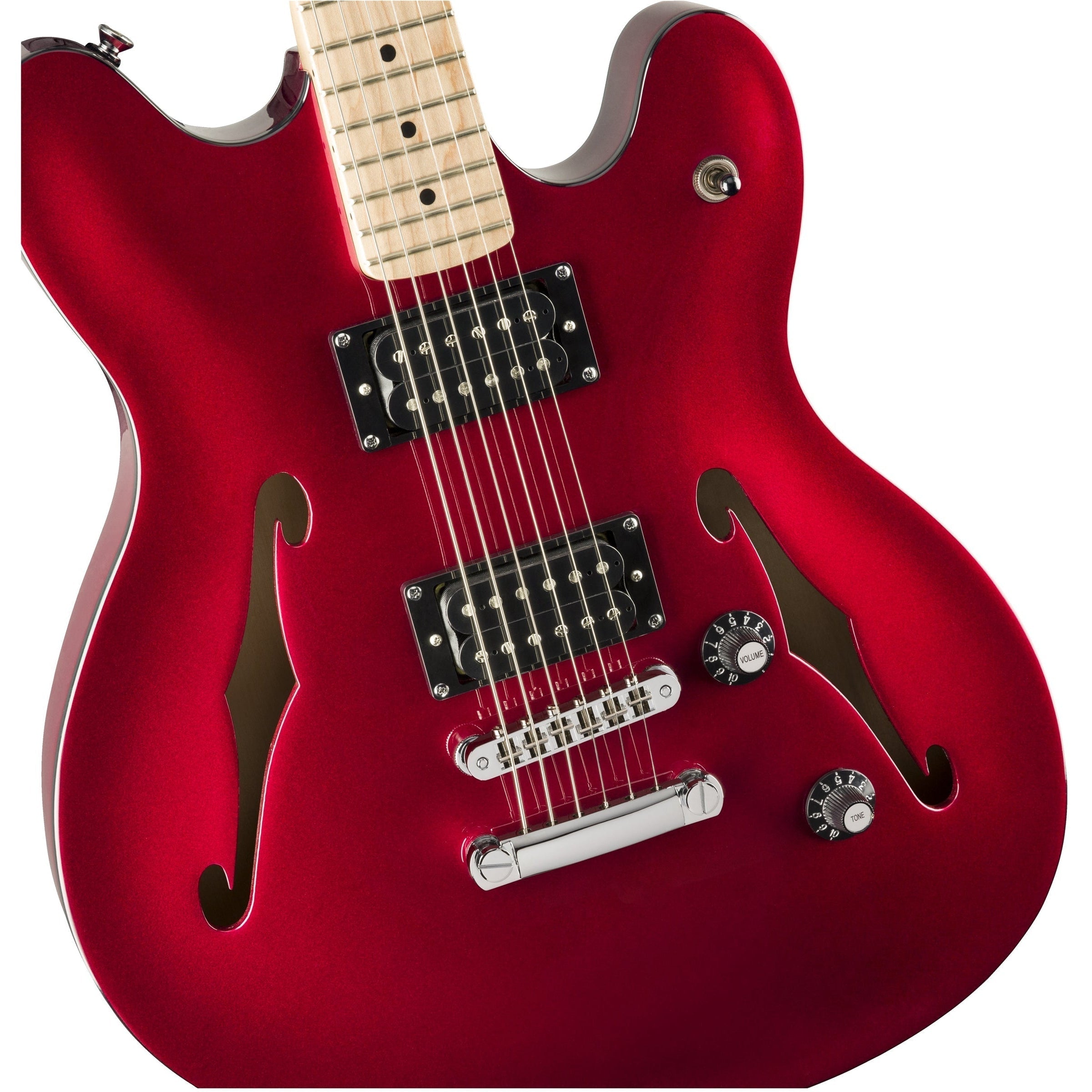 Đàn Guitar Điện Squier Affinity Series Starcaster, Maple Fingerboard, Candy Apple Red-Mai Nguyên Music
