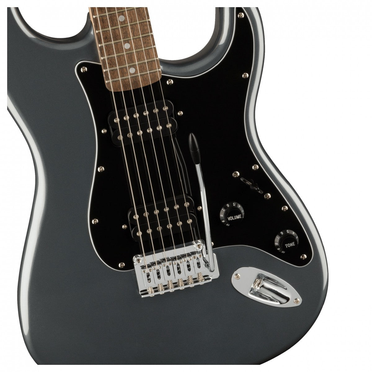 Đàn Guitar Điện Squier Affinity Series Stratocaster HH, Laurel Fingerboard, Charcoal Frost Metallic-Mai Nguyên Music