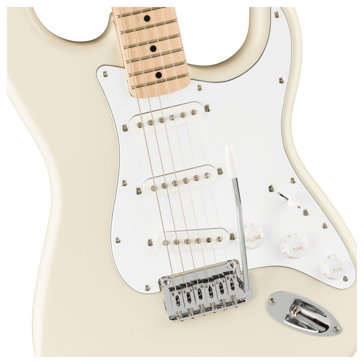Đàn Guitar Điện Squier Affinity Series Stratocaster, Maple Fingerboard, Olympic White-Mai Nguyên Music