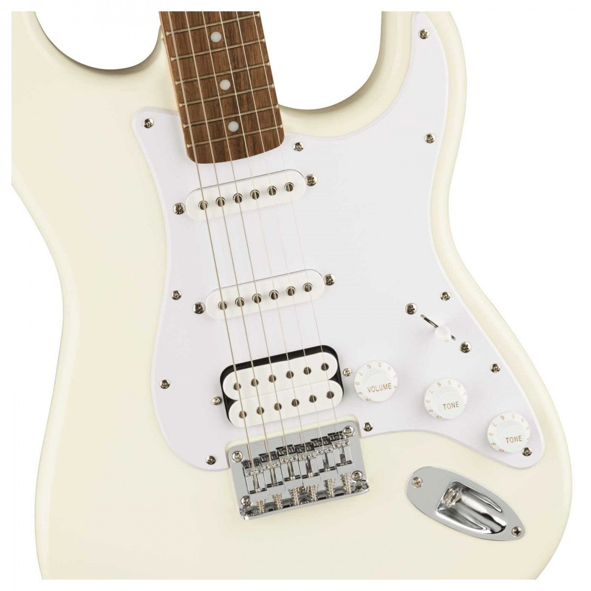 Đàn Guitar Điện Squier Bullet Stratocaster HSS, Laurel Fingerboard, Arctic White-Mai Nguyên Music