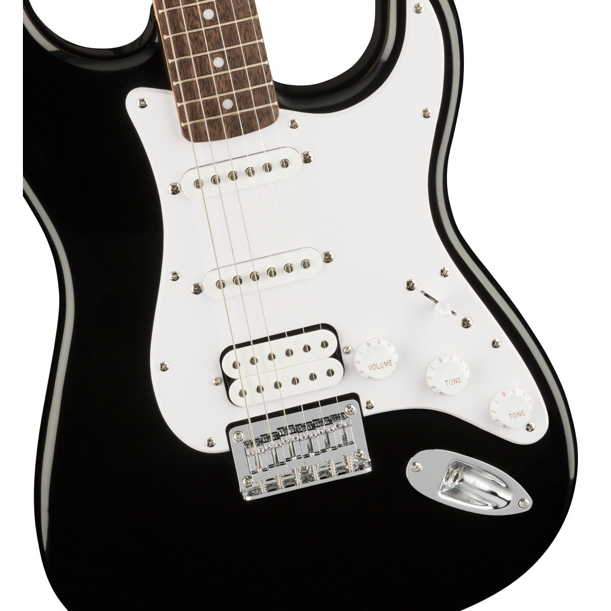 Đàn Guitar Điện Squier Bullet Stratocaster HT HSS, Laurel Fingerboard, Black-Mai Nguyên Music