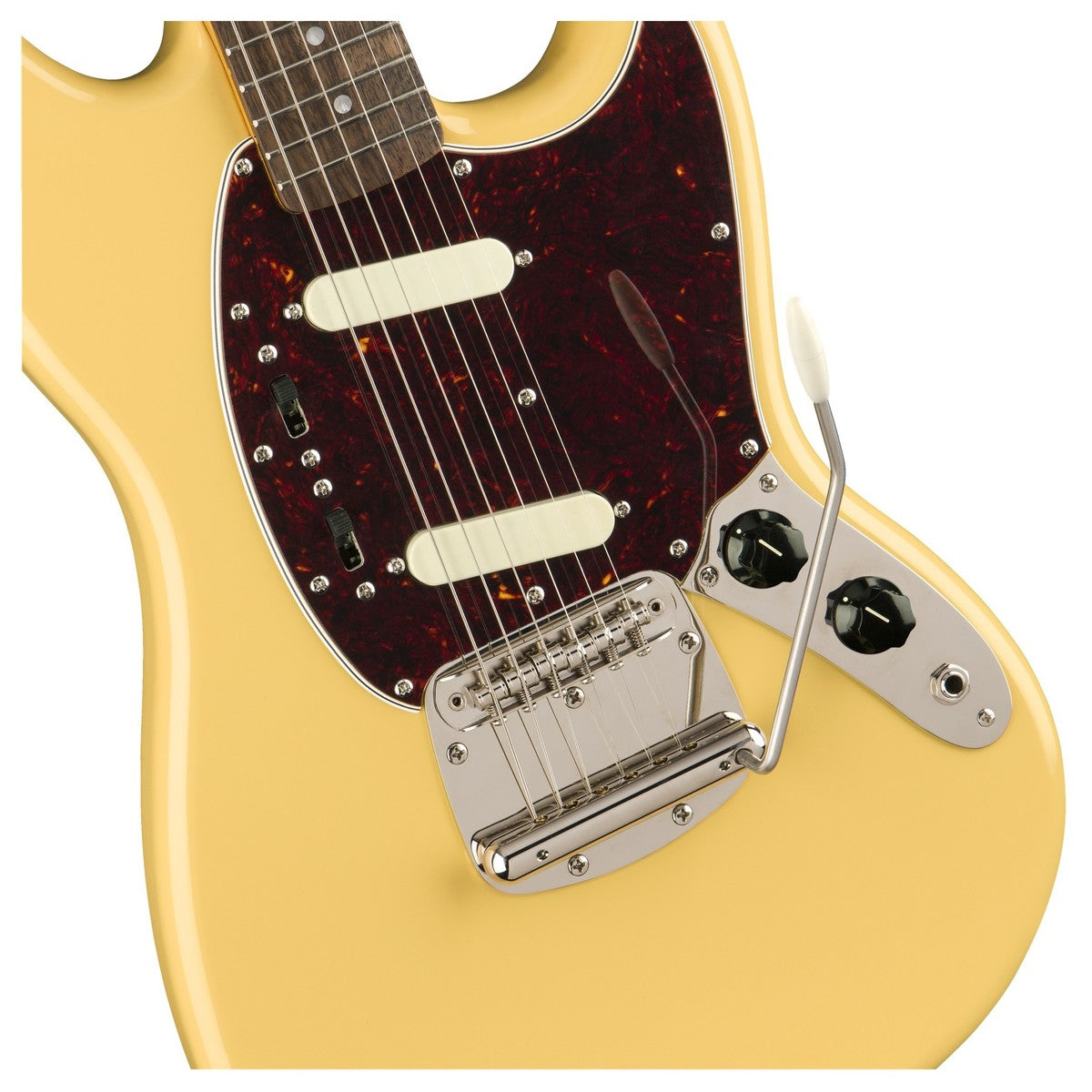 Đàn Guitar Điện Squier Classic Vibe 60s Mustang, Laurel Fingerboard, Vintage White-Mai Nguyên Music