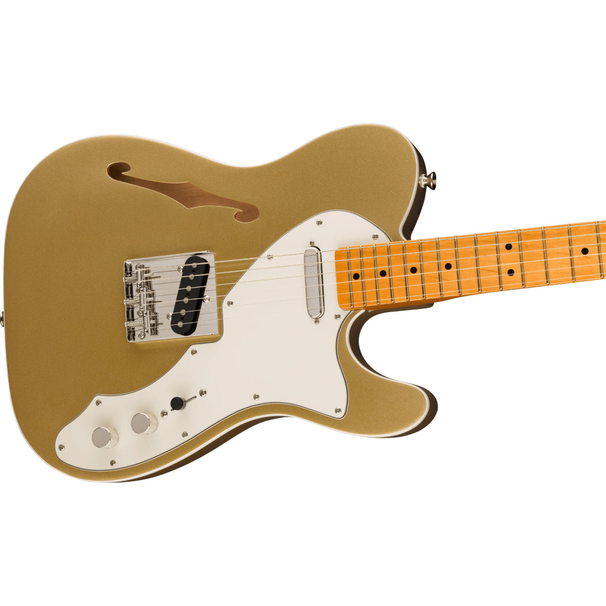 Đàn Guitar Điện Squier Classic Vibe 60s Telecaster Thinline, Maple Fingerboard, Aztec Gold-Mai Nguyên Music