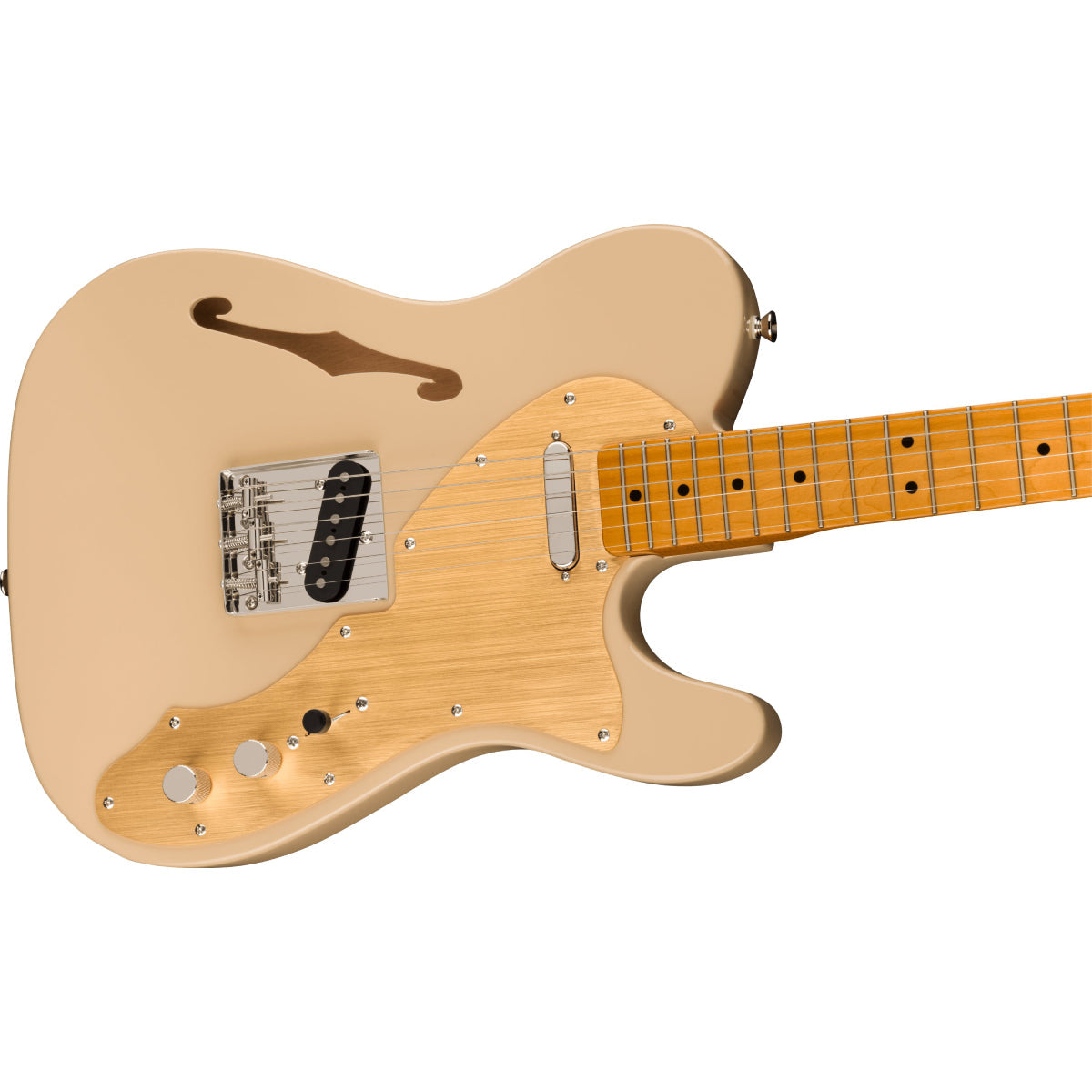 Đàn Guitar Điện Squier Classic Vibe 60s Telecaster Thinline, Maple Fingerboard, Desert Sand-Mai Nguyên Music