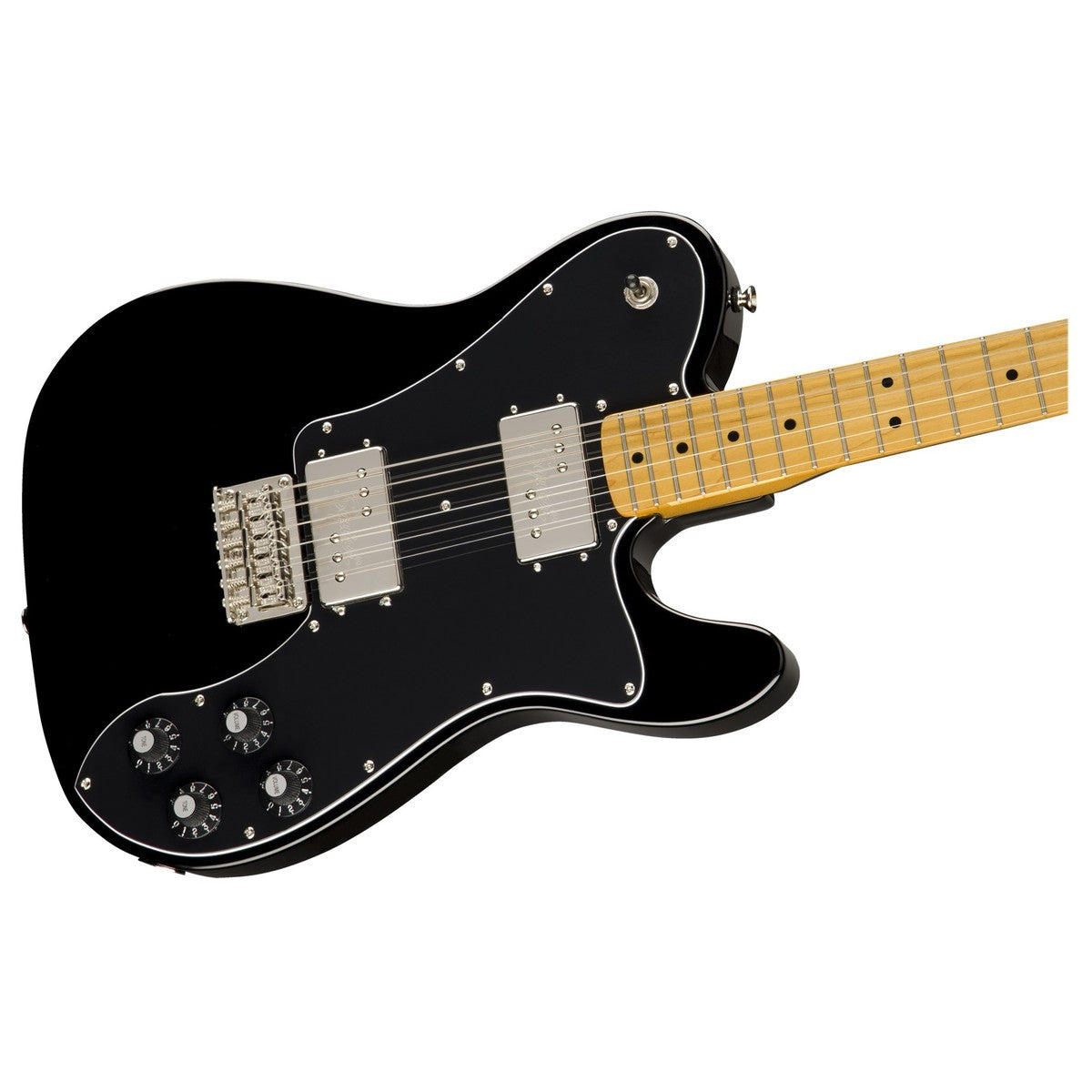 Đàn Guitar Điện Squier Classic Vibe 70s Telecaster Deluxe, Maple Fingerboard, Black-Mai Nguyên Music