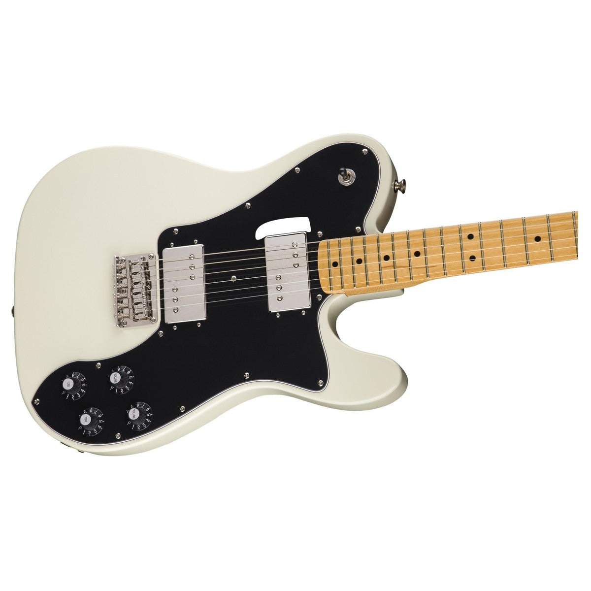 Đàn Guitar Điện Squier Classic Vibe 70s Telecaster Deluxe, Maple Fingerboard, Olympic White-Mai Nguyên Music