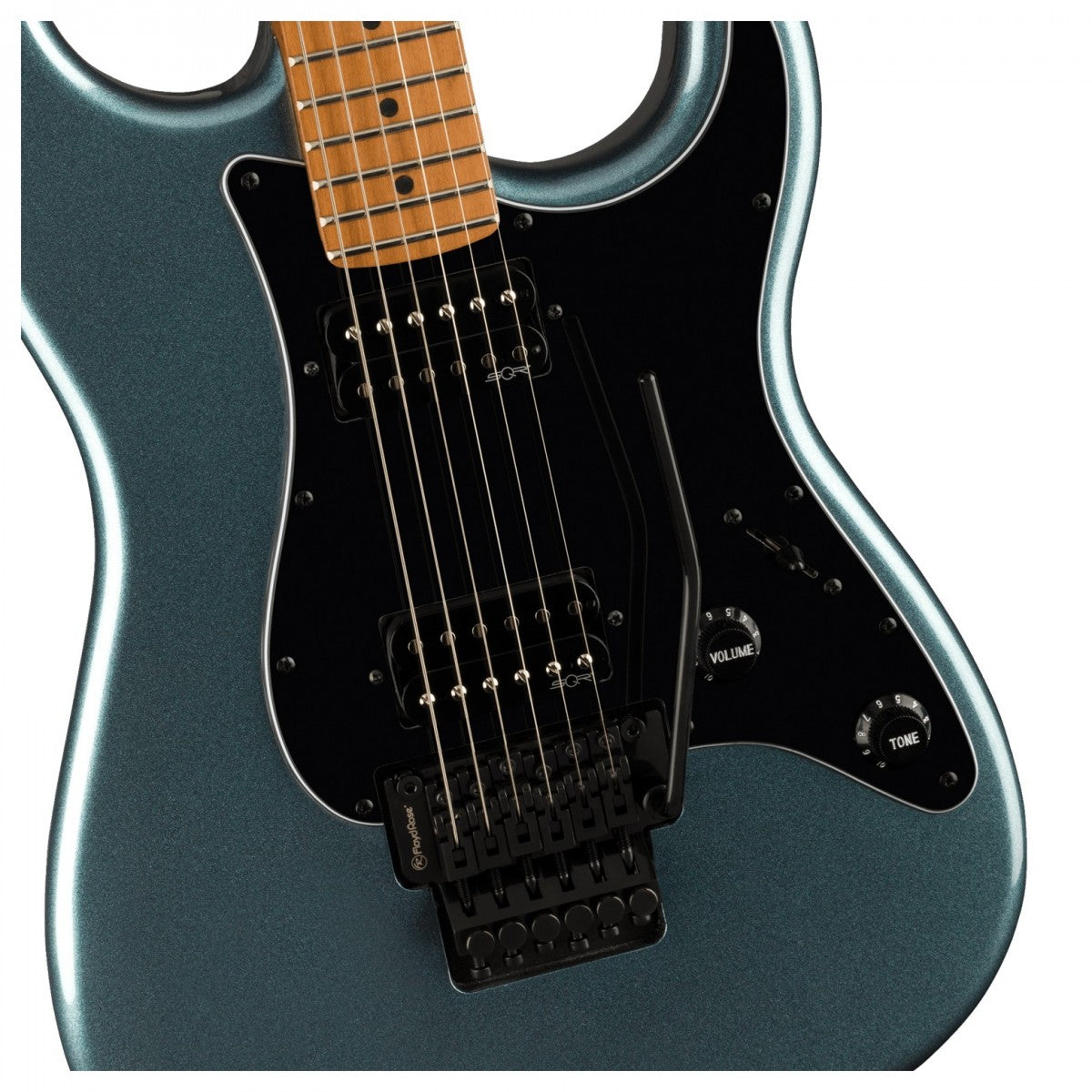 Đàn Guitar Điện Squier Contemporary Stratocaster HH FR, Maple Fingerboard, Gunmetal Metallic-Mai Nguyên Music