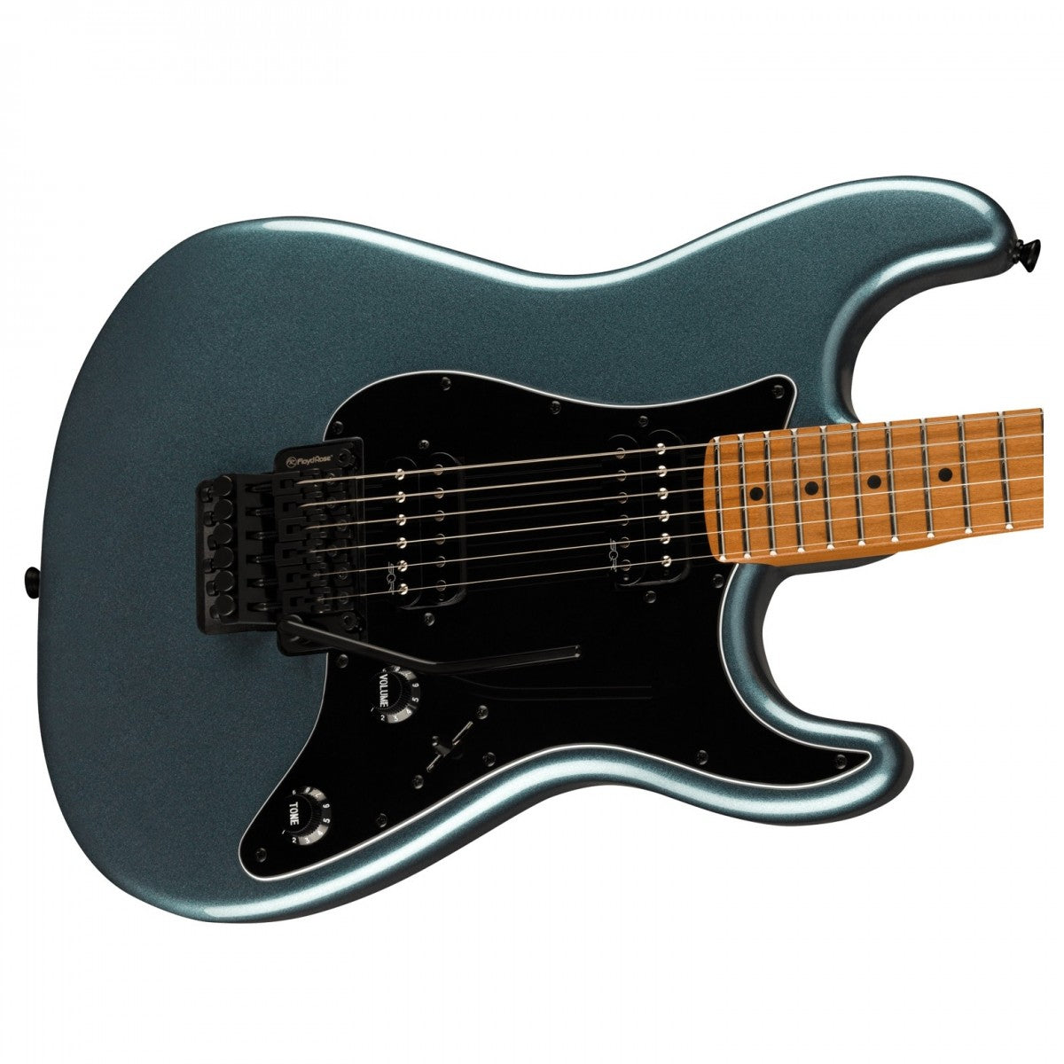 Đàn Guitar Điện Squier Contemporary Stratocaster HH FR, Maple Fingerboard, Gunmetal Metallic-Mai Nguyên Music