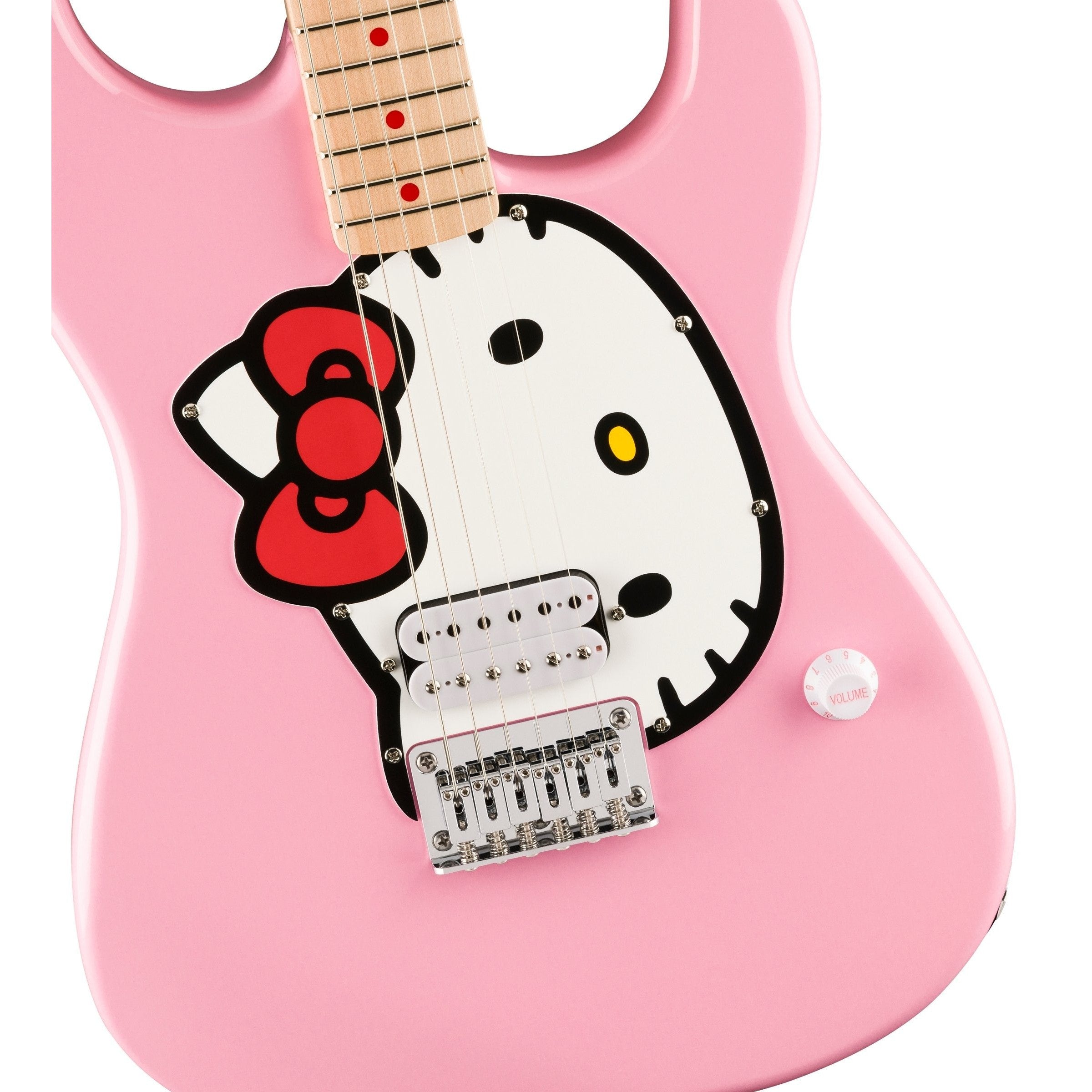 Đàn Guitar Điện Squier Hello Kitty Stratocaster-Mai Nguyên Music
