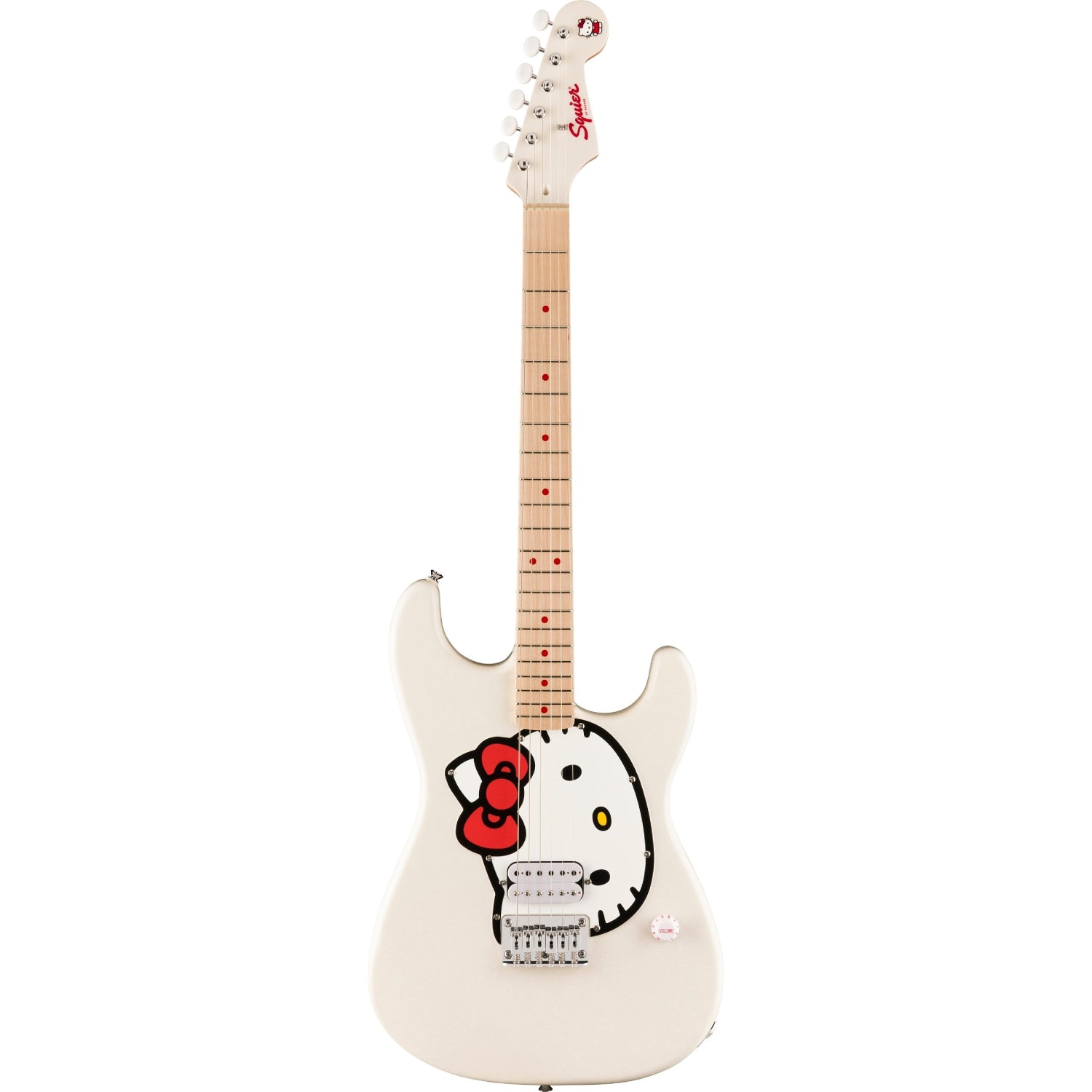 Đàn Guitar Điện Squier Hello Kitty Stratocaster-Mai Nguyên Music
