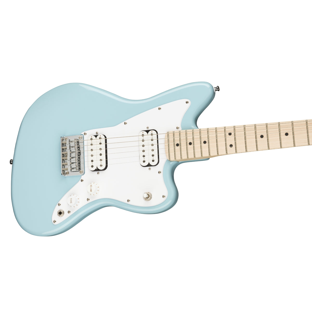 Đàn Guitar Điện Squier Mini Jazzmaster HH, Maple Fingerboard, Daphne Blue-Mai Nguyên Music