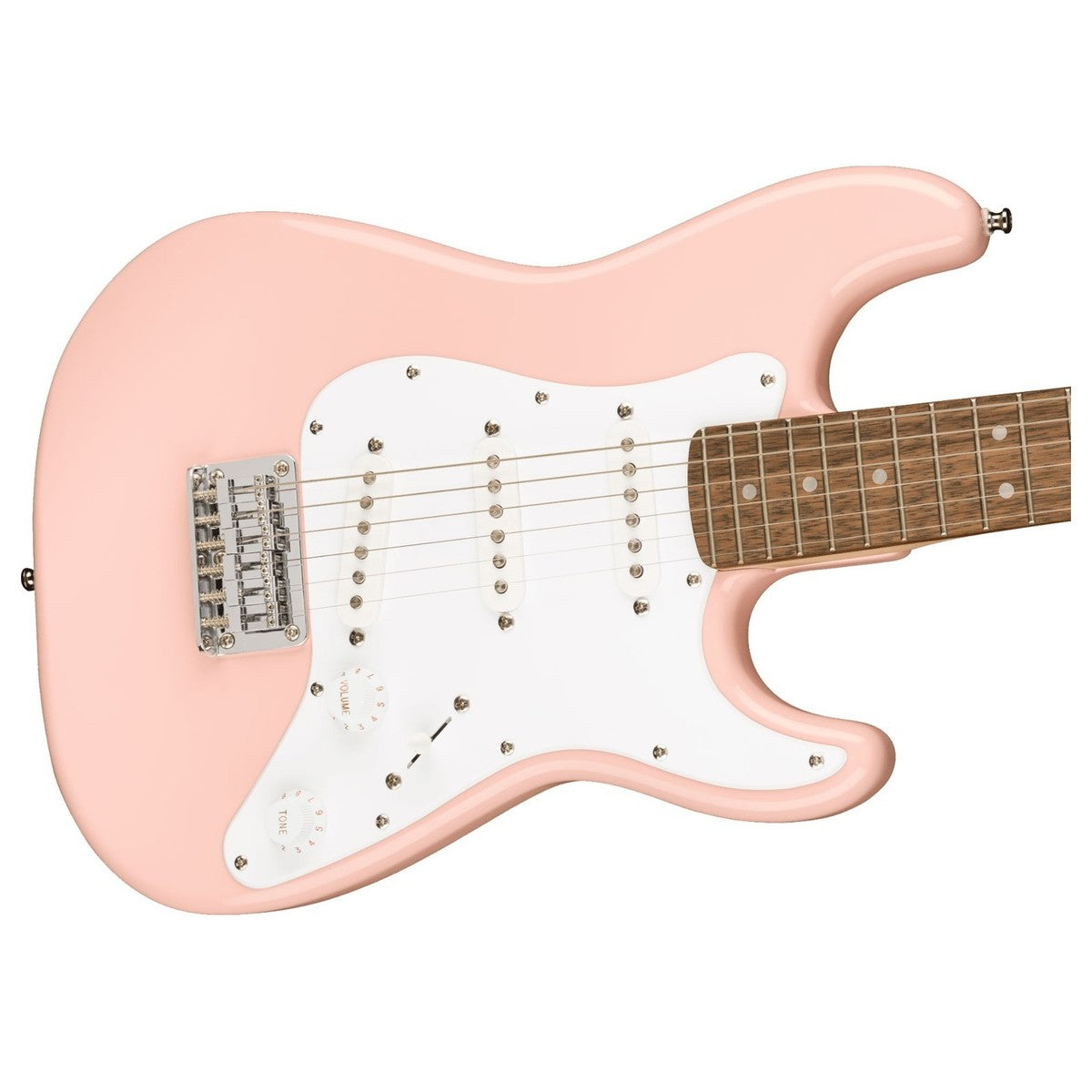 Đàn Guitar Điện Squier Mini Stratocaster, Laurel Fingerboard, Shell Pink-Mai Nguyên Music