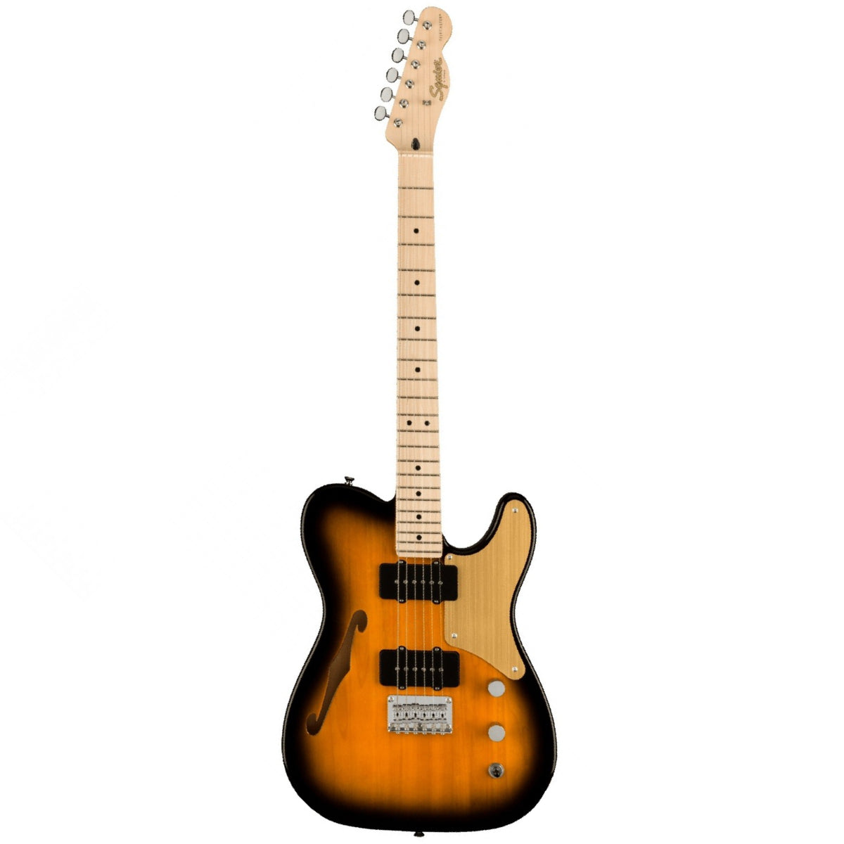 Đàn Guitar Điện Squier Paranormal Cabronita Telecaster Thinline, Maple Fingerboard, 2-Color Sunburst-Mai Nguyên Music