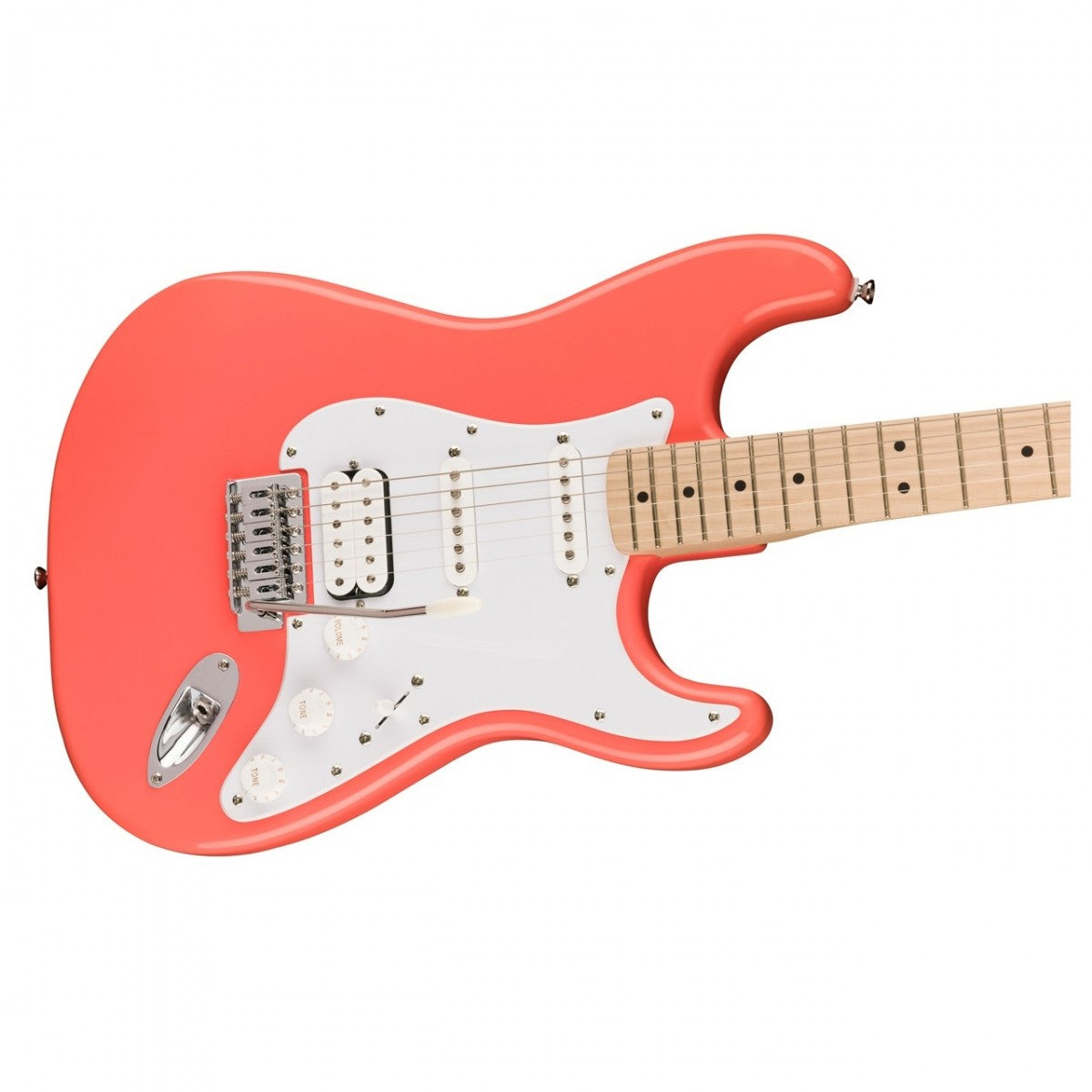 Đàn Guitar Điện Squier Sonic Stratocaster HSS, Tahitian Coral w/Maple Fingerboard-Mai Nguyên Music