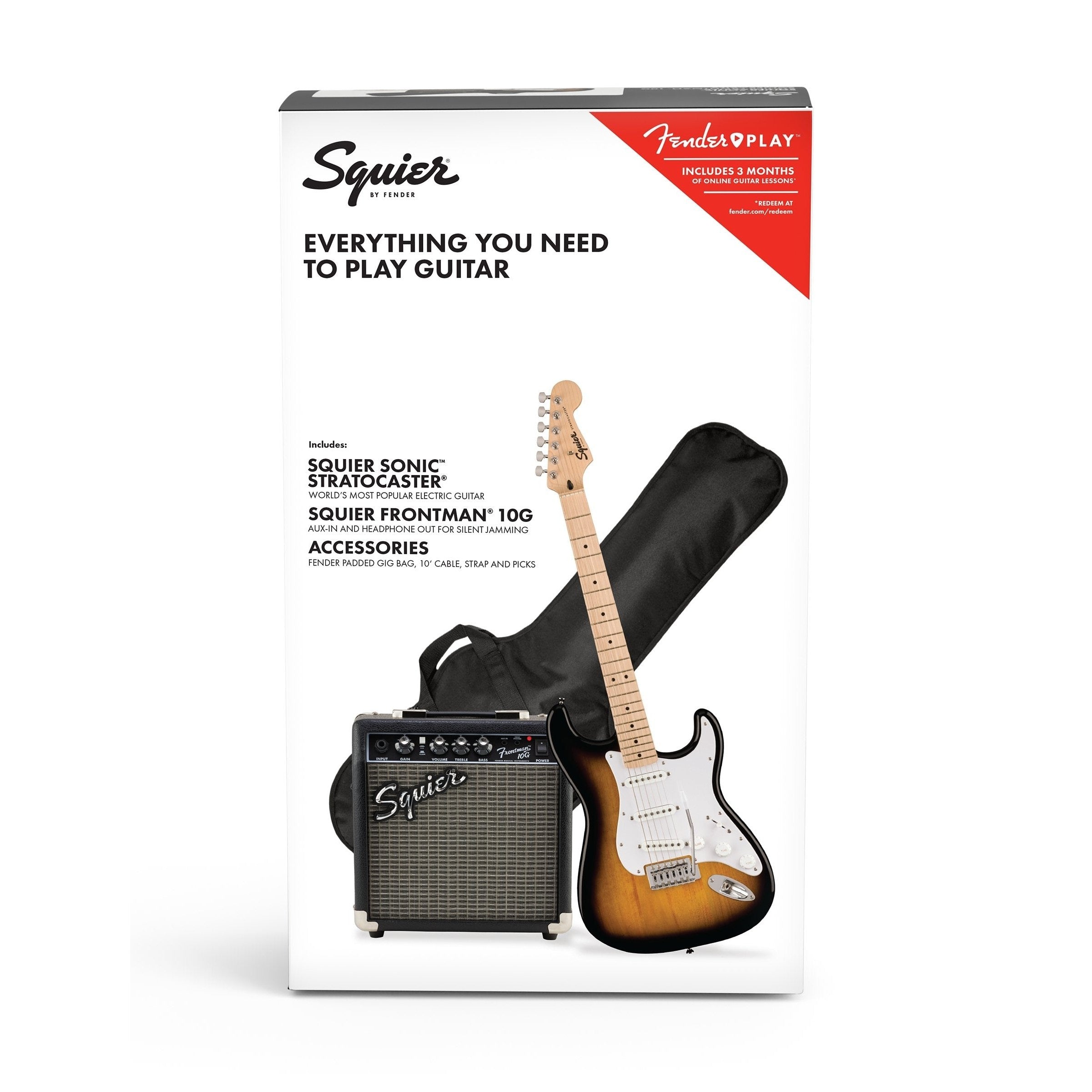 Đàn Guitar Điện Squier Sonic Stratocaster Pack-Mai Nguyên Music