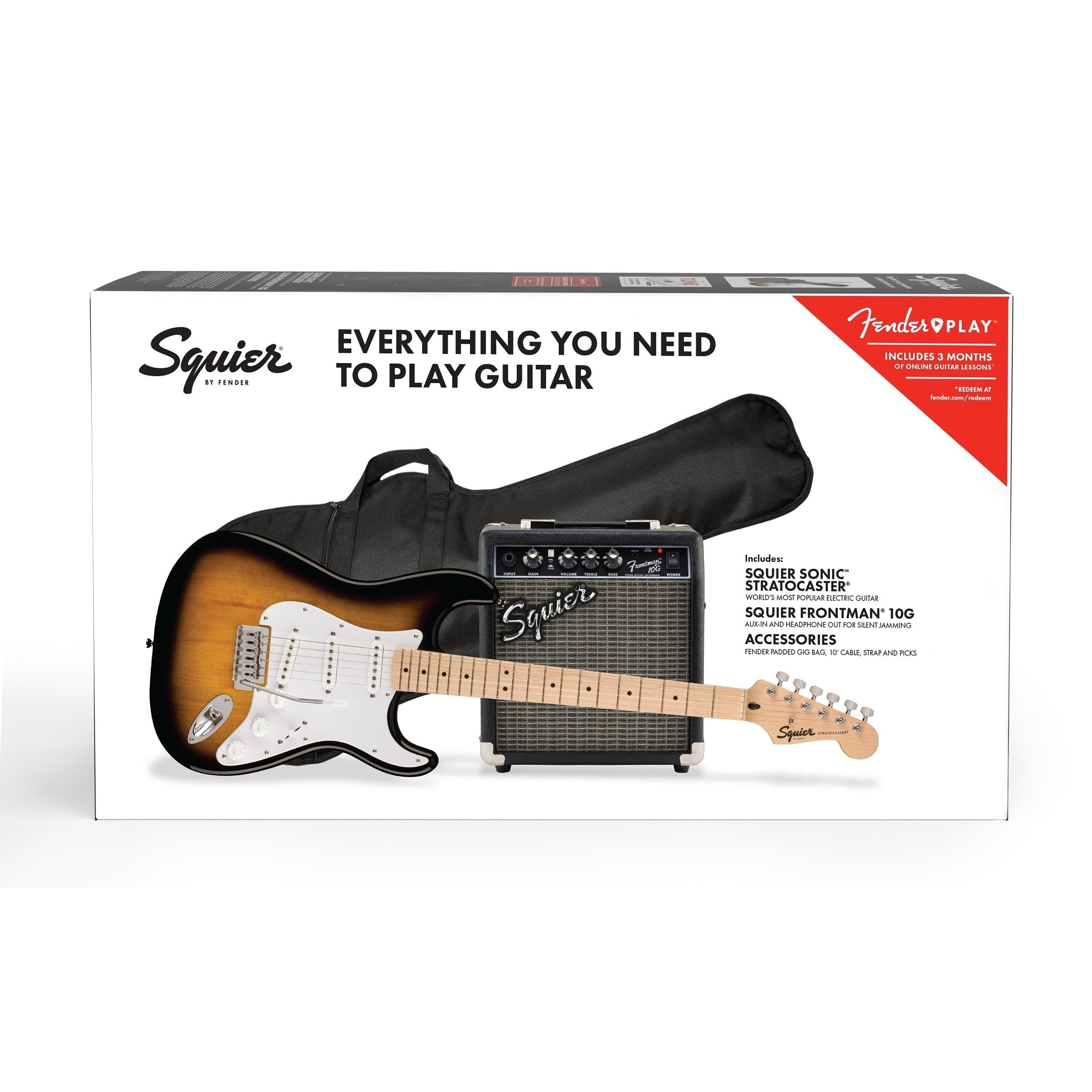 Đàn Guitar Điện Squier Sonic Stratocaster Pack-Mai Nguyên Music
