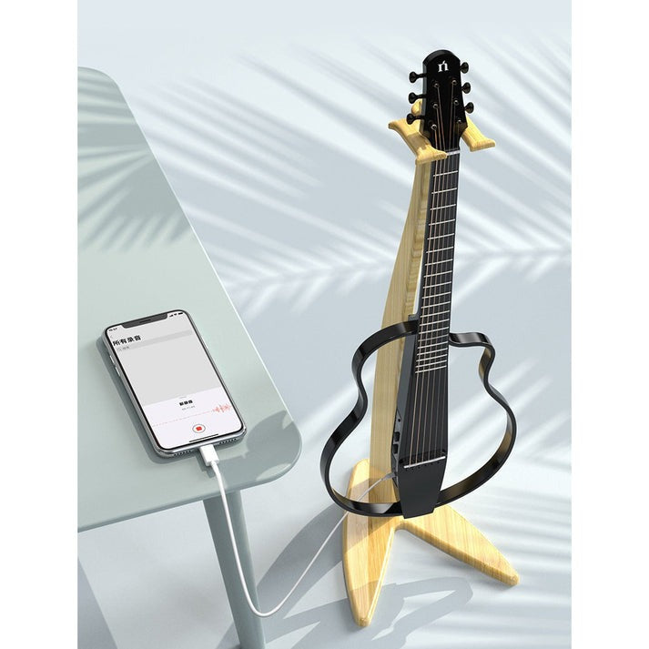 Đàn Guitar Silent Acoustic Natasha NBSG Natural-Mai Nguyên Music