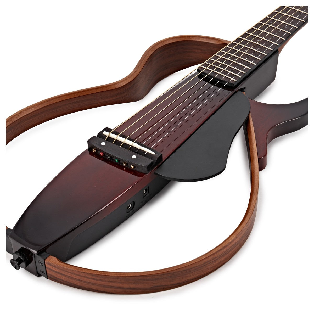 Đàn Guitar Silent Acoustic Yamaha SLG200S - Steel String w/Bag, Crimson Red Burst-Mai Nguyên Music