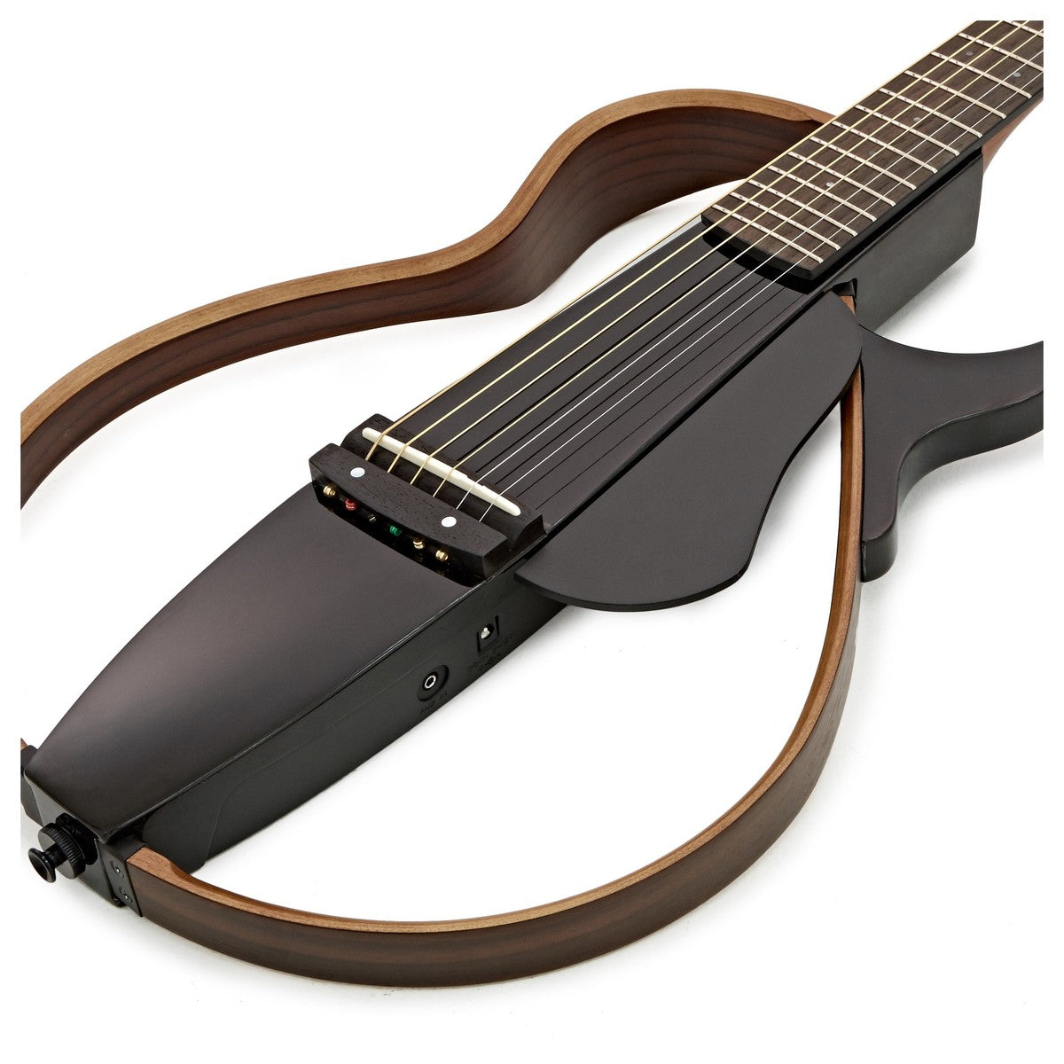 Đàn Guitar Silent Acoustic Yamaha SLG200S - Steel String w/Bag, Translucent Black-Mai Nguyên Music