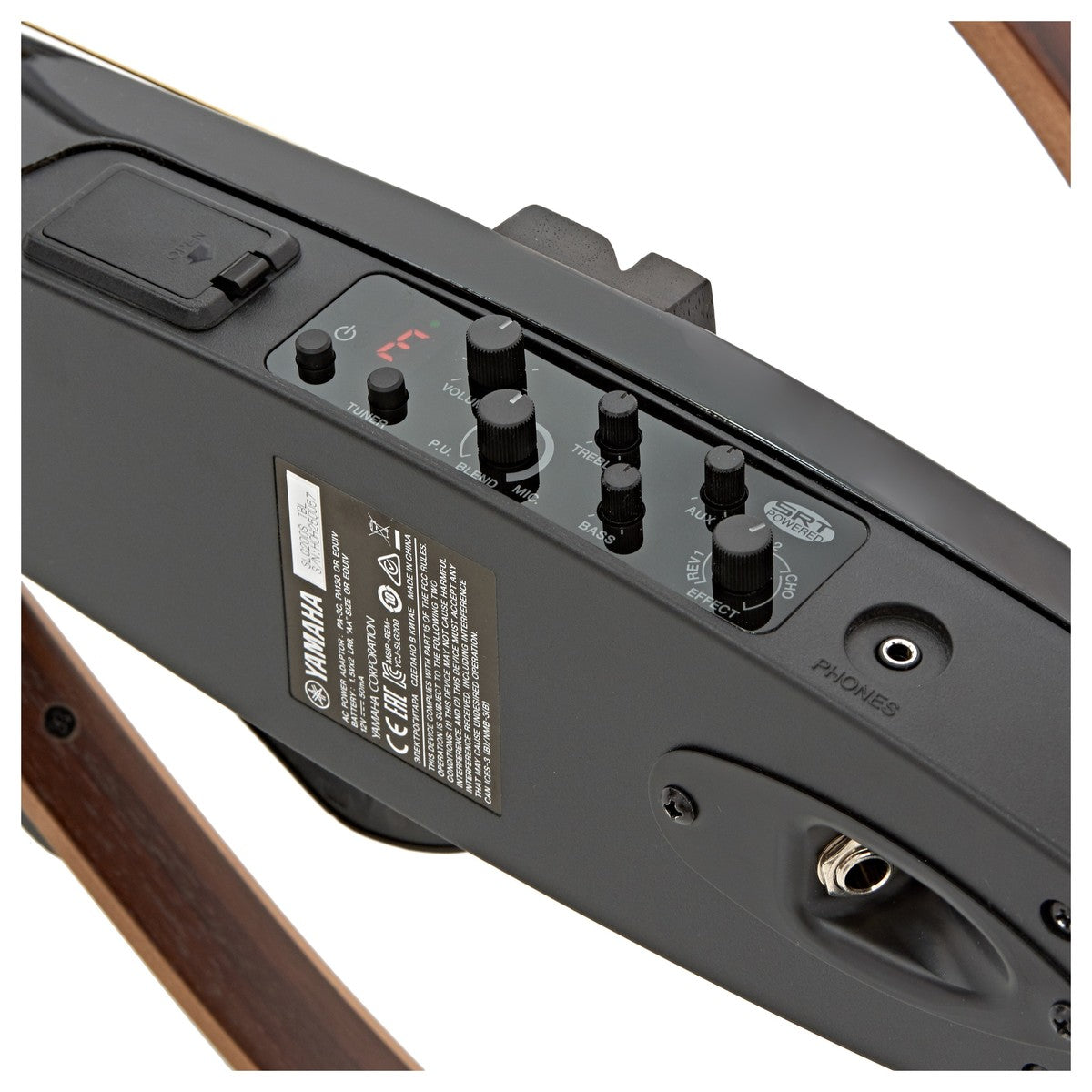 Đàn Guitar Silent Acoustic Yamaha SLG200S - Steel String w/Bag, Translucent Black-Mai Nguyên Music