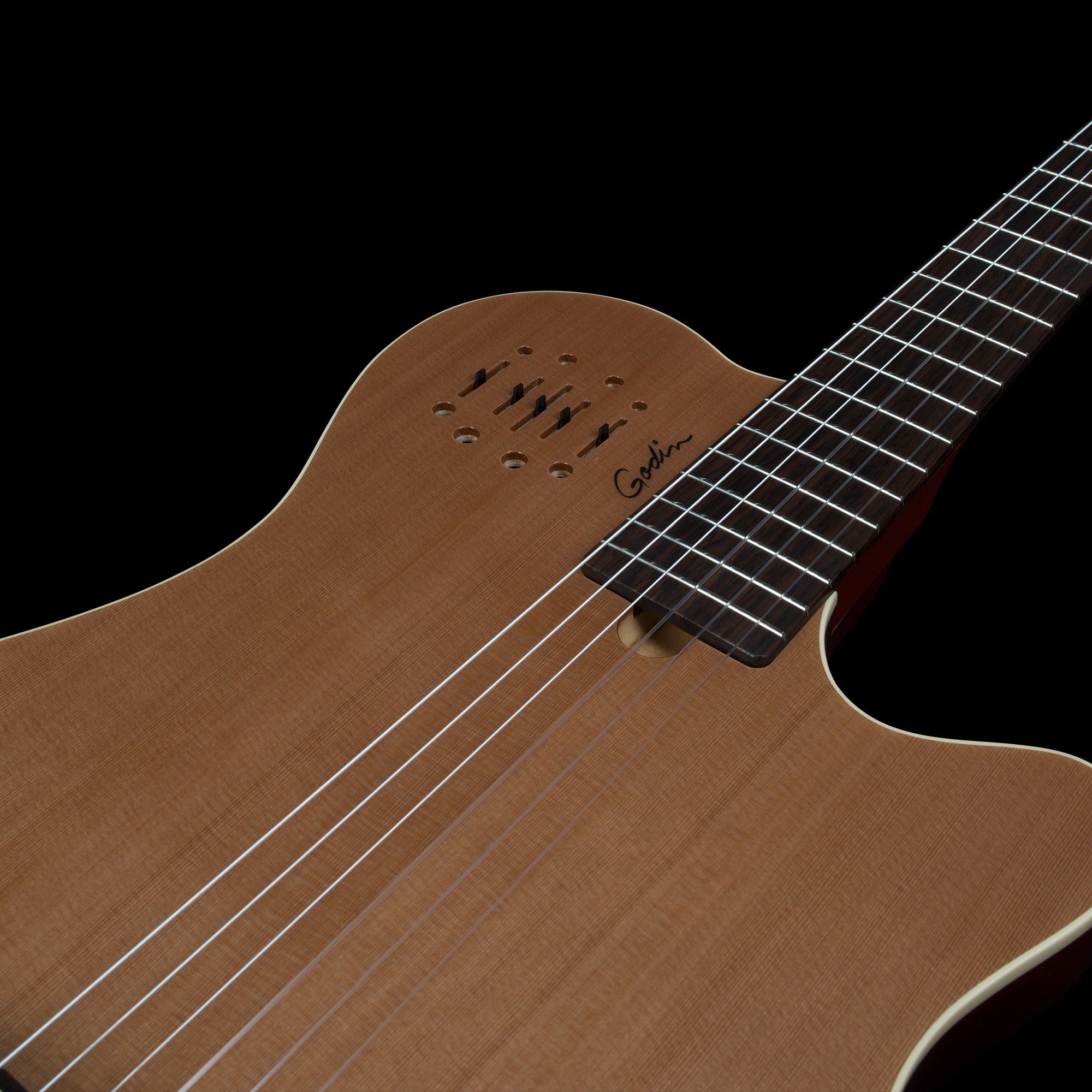 Đàn Guitar Silent Classic Godin Multiac Grand Concert Encore Natural SG-Mai Nguyên Music