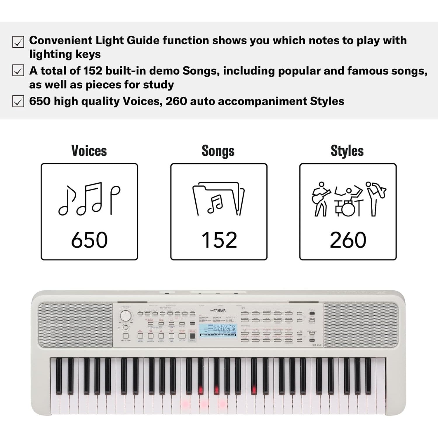 Đàn Organ Yamaha EZ-310 61-Phím-Mai Nguyên Music