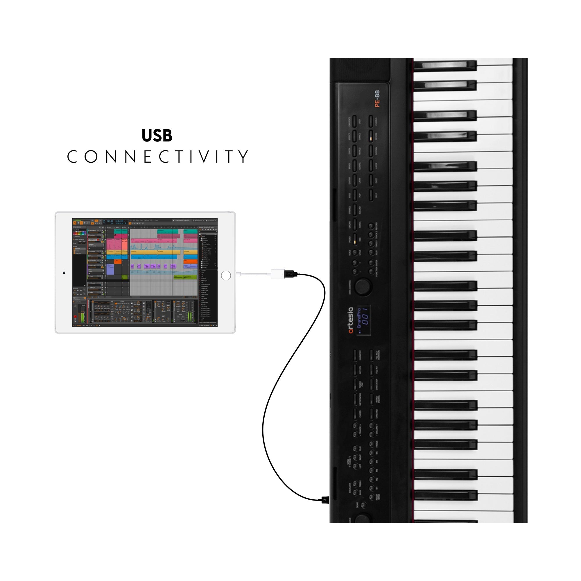 Đàn Piano Điện Artesia PE-88-Mai Nguyên Music