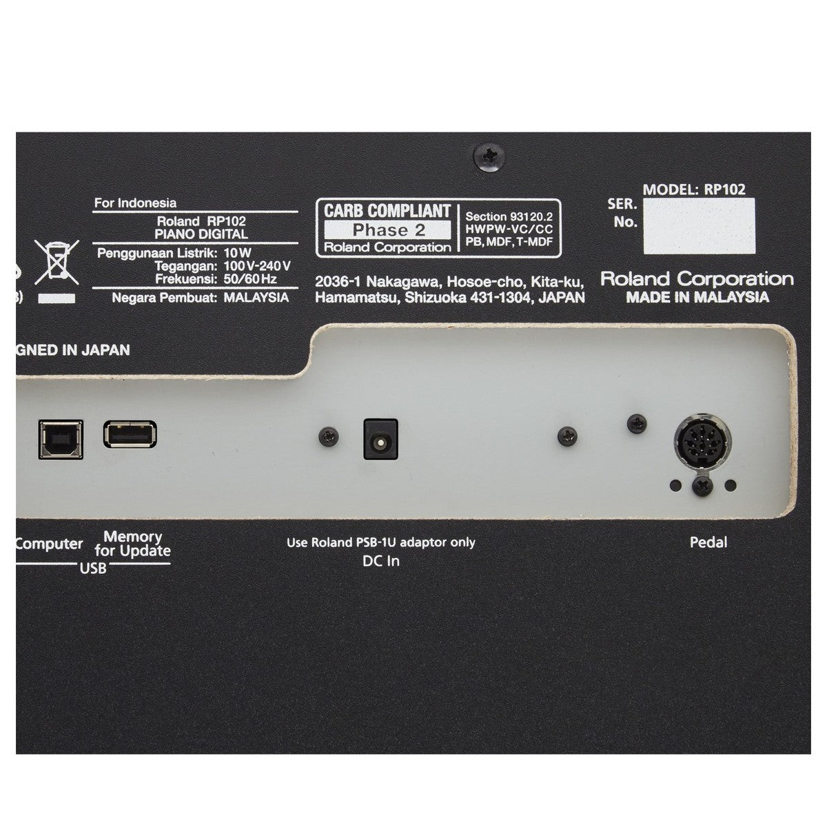 Đàn Piano Điện Roland RP102-Mai Nguyên Music