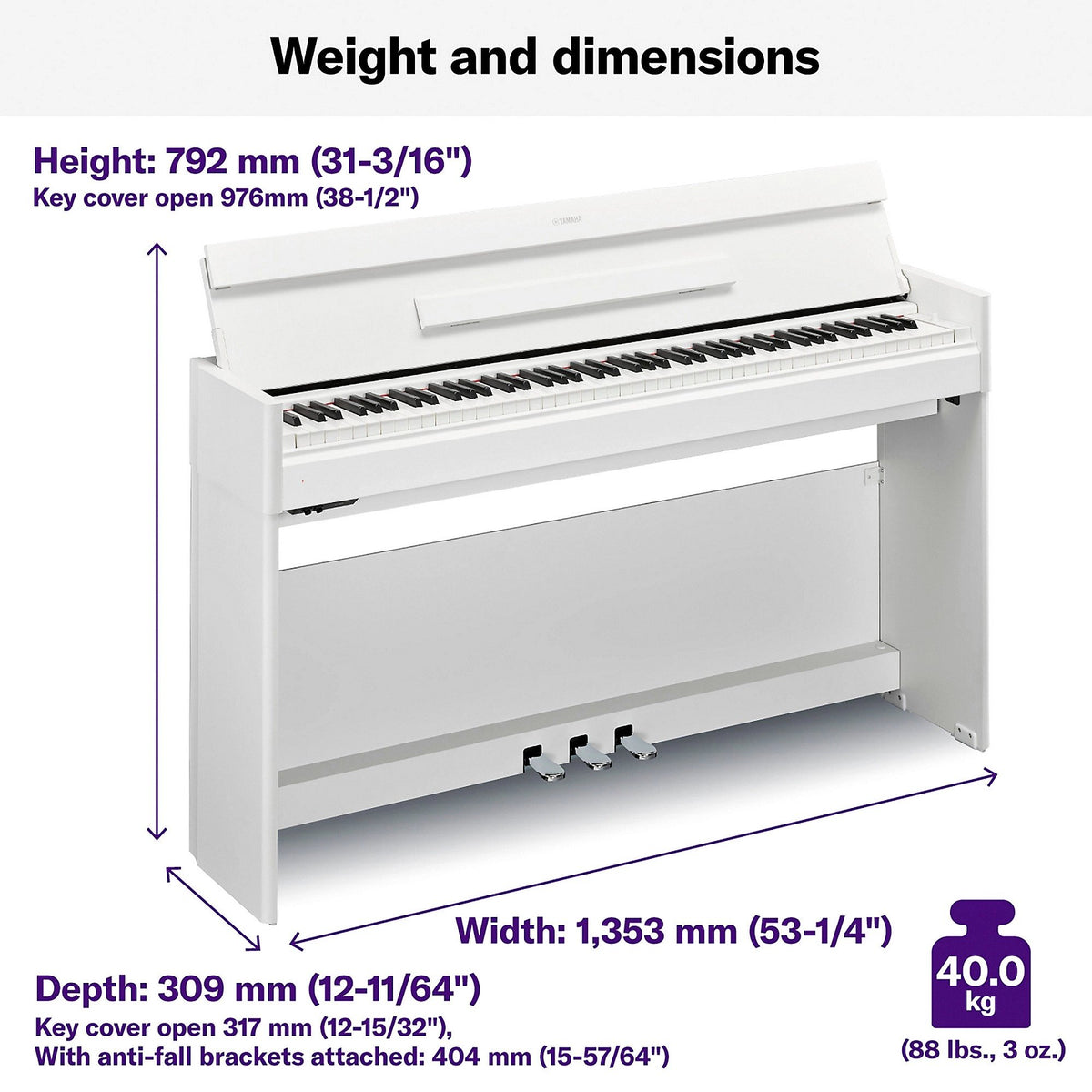 Đàn Piano Điện Yamaha YDP-S54 - Qua Sử Dụng